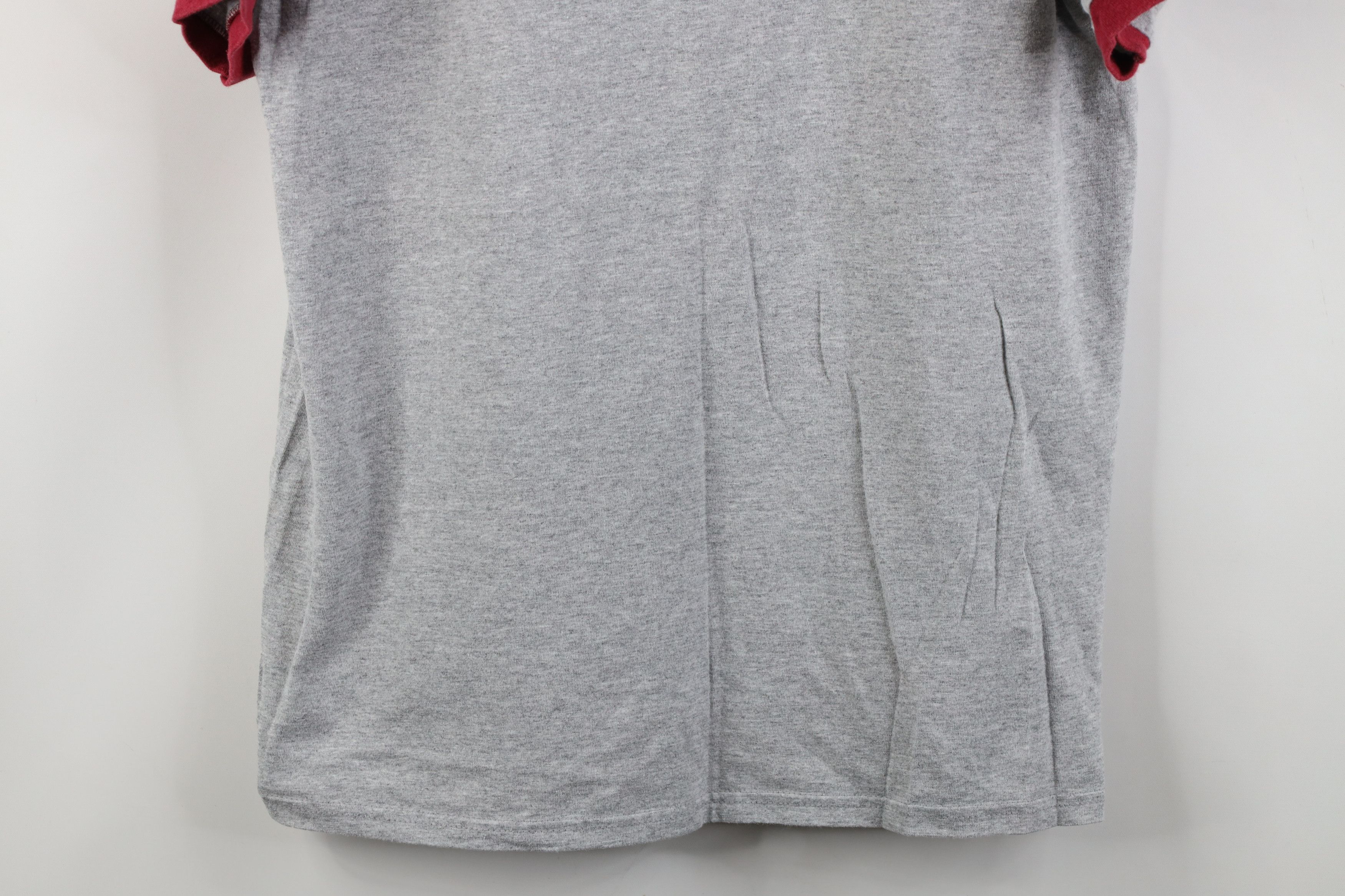 Vintage Vintage 90s Y2K Streetwear Blank Short Sleeve Ringer T-Shirt Size US L / EU 52-54 / 3 - 3 Thumbnail
