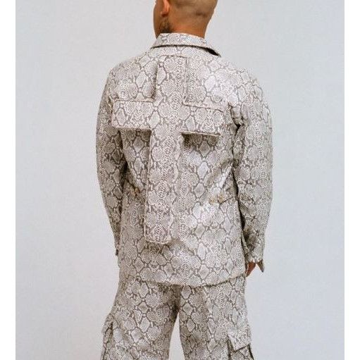 Seventh Heaven NEW SEVENTH HEAVEN SNAKE CROSS JACKET SZ MEDIUM Size US M / EU 48-50 / 2 - 1 Thumbnail