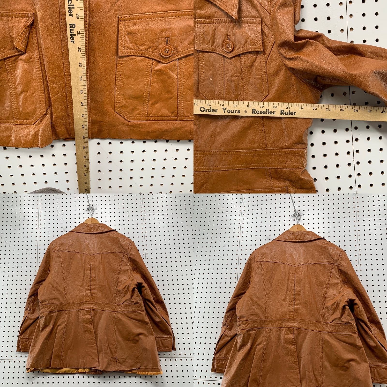 Vintage VINTAGE Montgomery Ward Tannery Button Jacket Womens XL Brown Size XL / US 12-14 / IT 48-50 - 8 Thumbnail