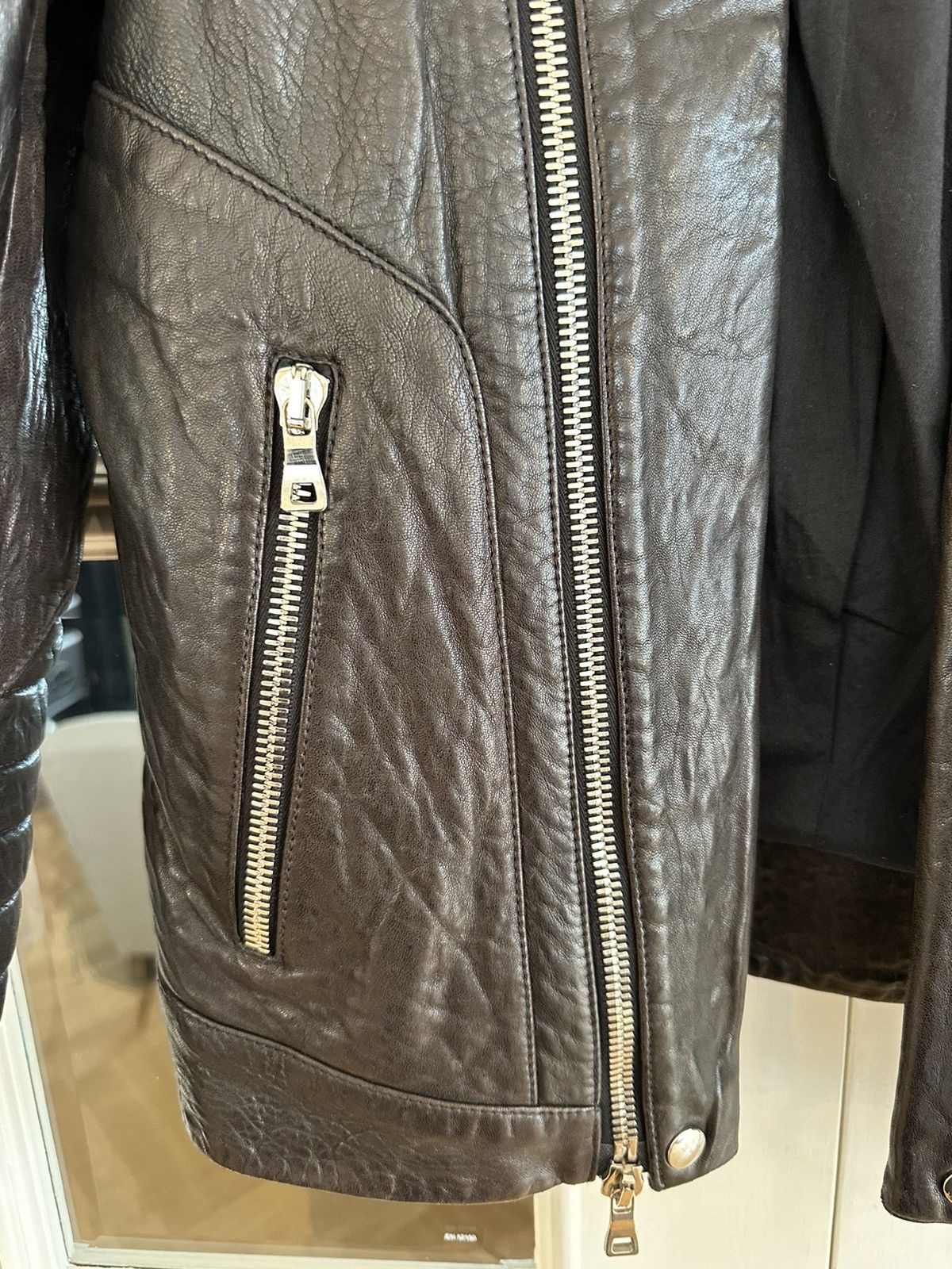 Balmain SS12 Iconic Balmain Rousteing Black Leather Bike *Last Drop* Size US M / EU 48-50 / 2 - 3 Thumbnail
