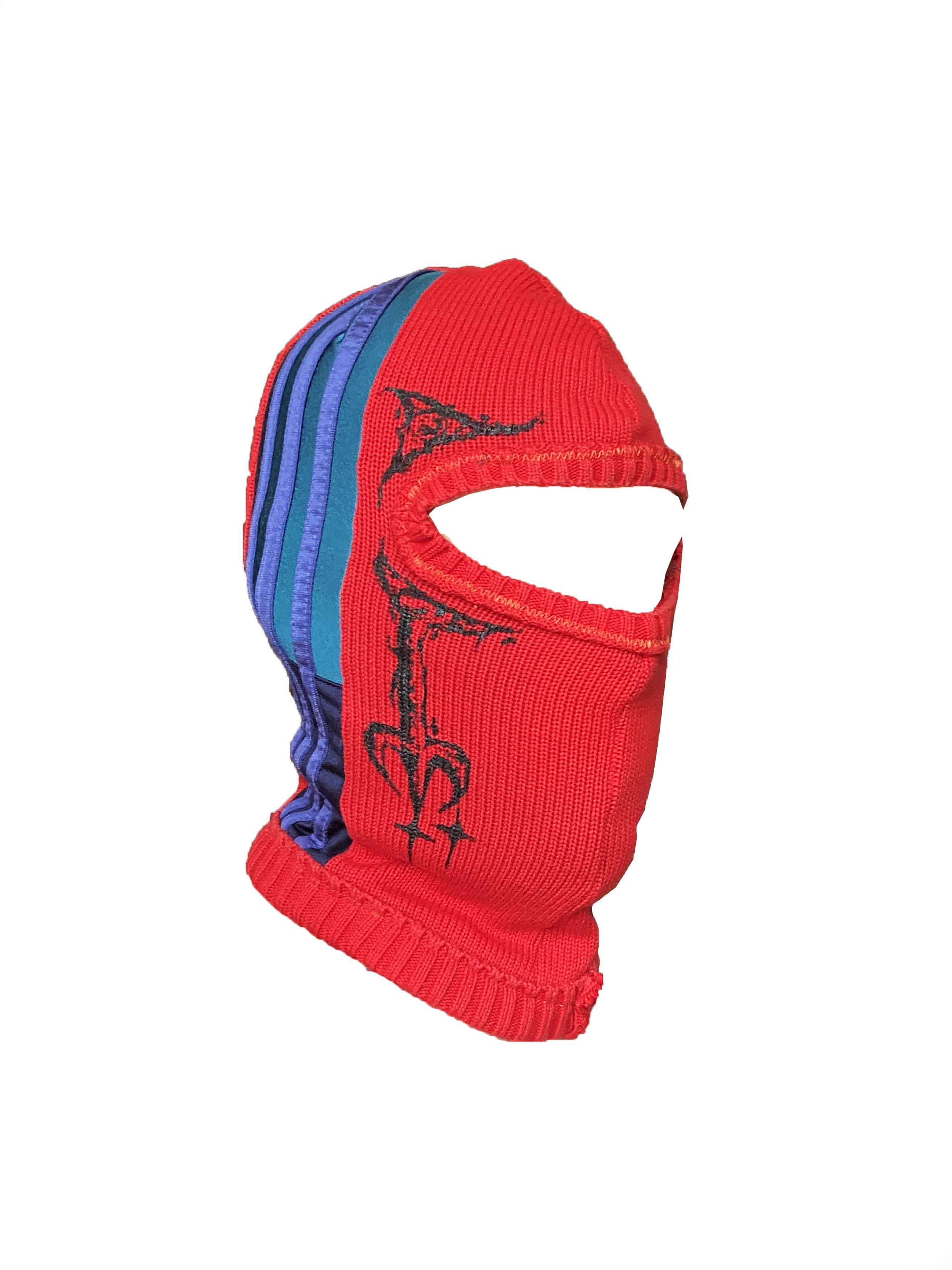 Other 1 OF 1 Custom Handmade Full Face Knit Balaclava Size ONE SIZE - 2 Thumbnail