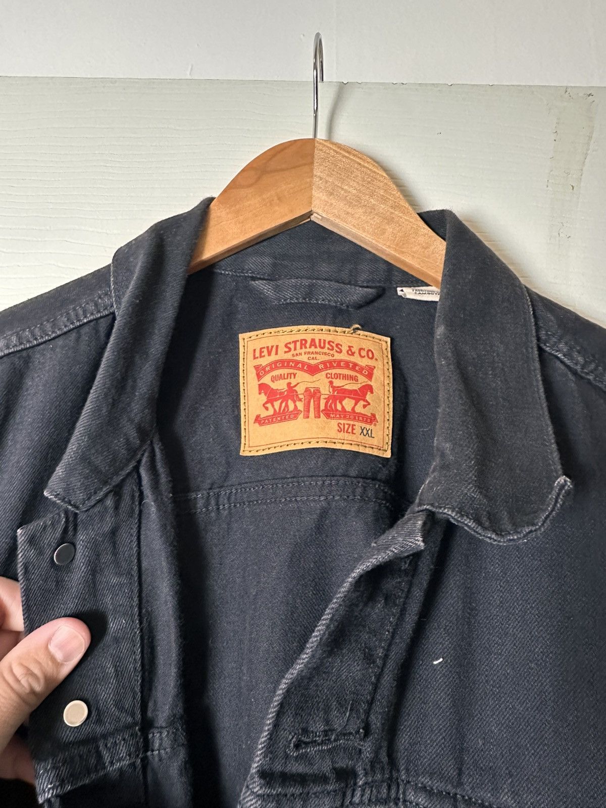 Levi's Black Levi’s denim jacket Size US XXL / EU 58 / 5 - 2 Thumbnail