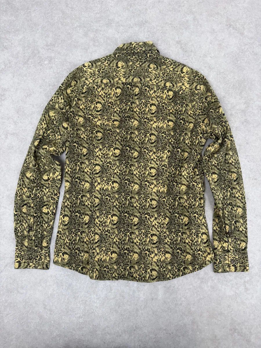 Versace Versace Leopard Print Mafia Shirt Size US S / EU 44-46 / 1 - 4 Thumbnail