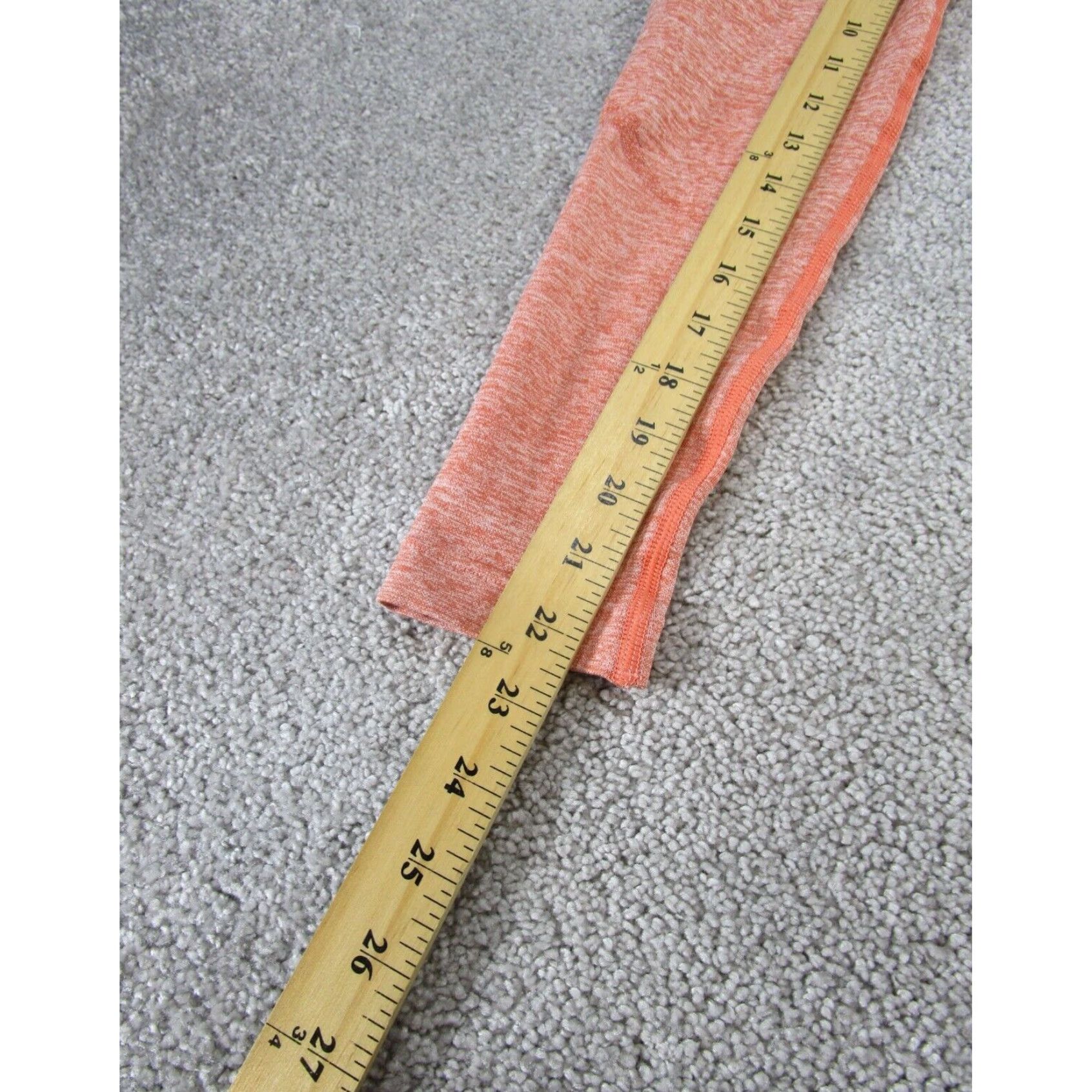 Vintage Womens Compression Leggings Small Extra Large Light Orange Size 28" / US 6 / IT 42 - 4 Thumbnail