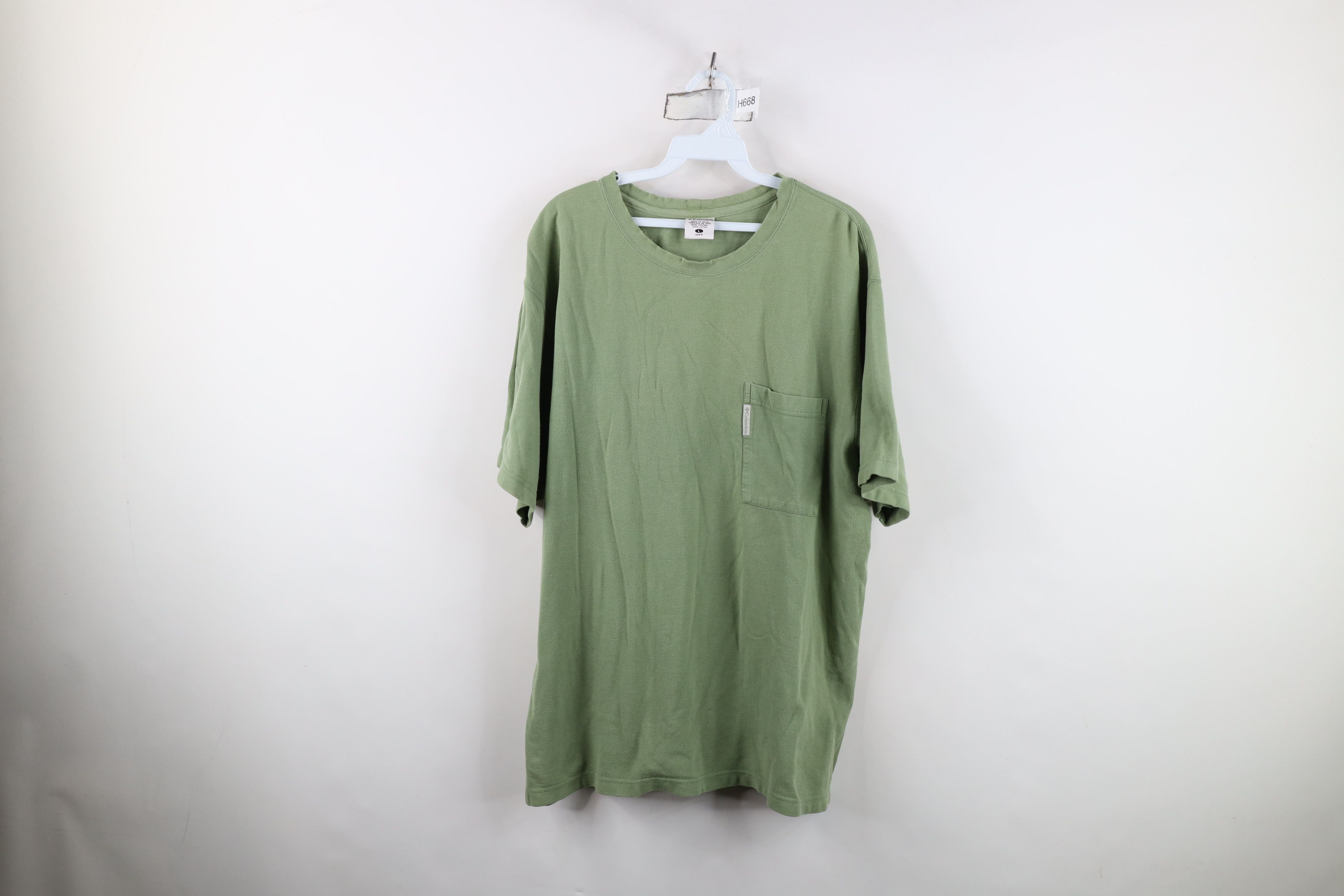 Columbia Vintage Columbia Baggy Fit Thermal Knit Pocket T-Shirt Size US L / EU 52-54 / 3 - 1 Thumbnail