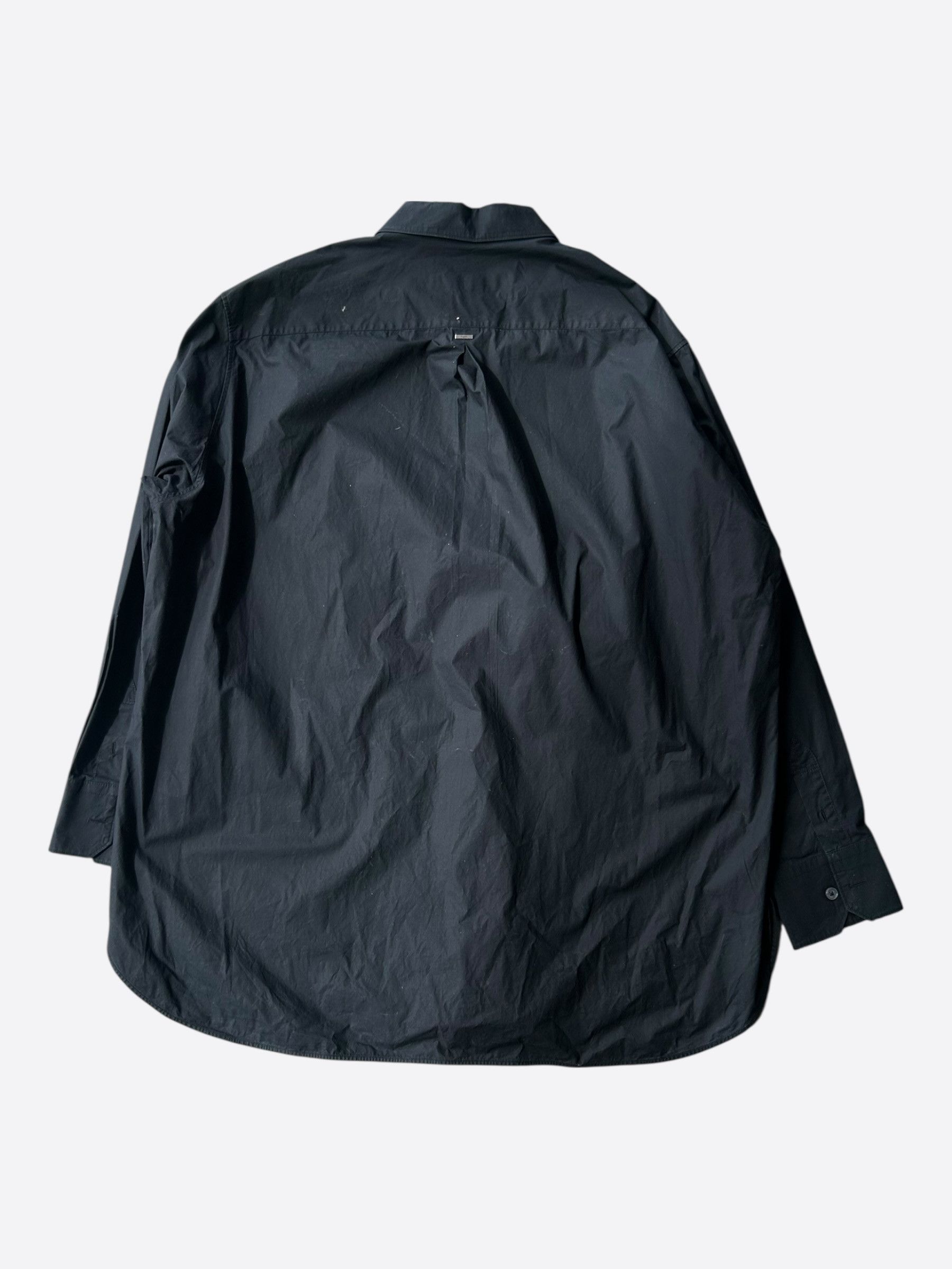 Louis Vuitton Louis Vuitton Black Utility Button Up Shirt Size US XXL / EU 58 / 5 - 2 Thumbnail