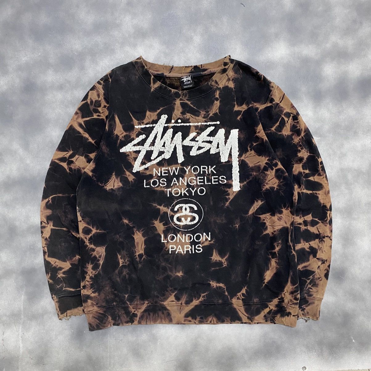 Stussy Stussy Acid Wash Tie Die Distressed Sweatshirt Size US M / EU 48-50 / 2 - 2 Thumbnail