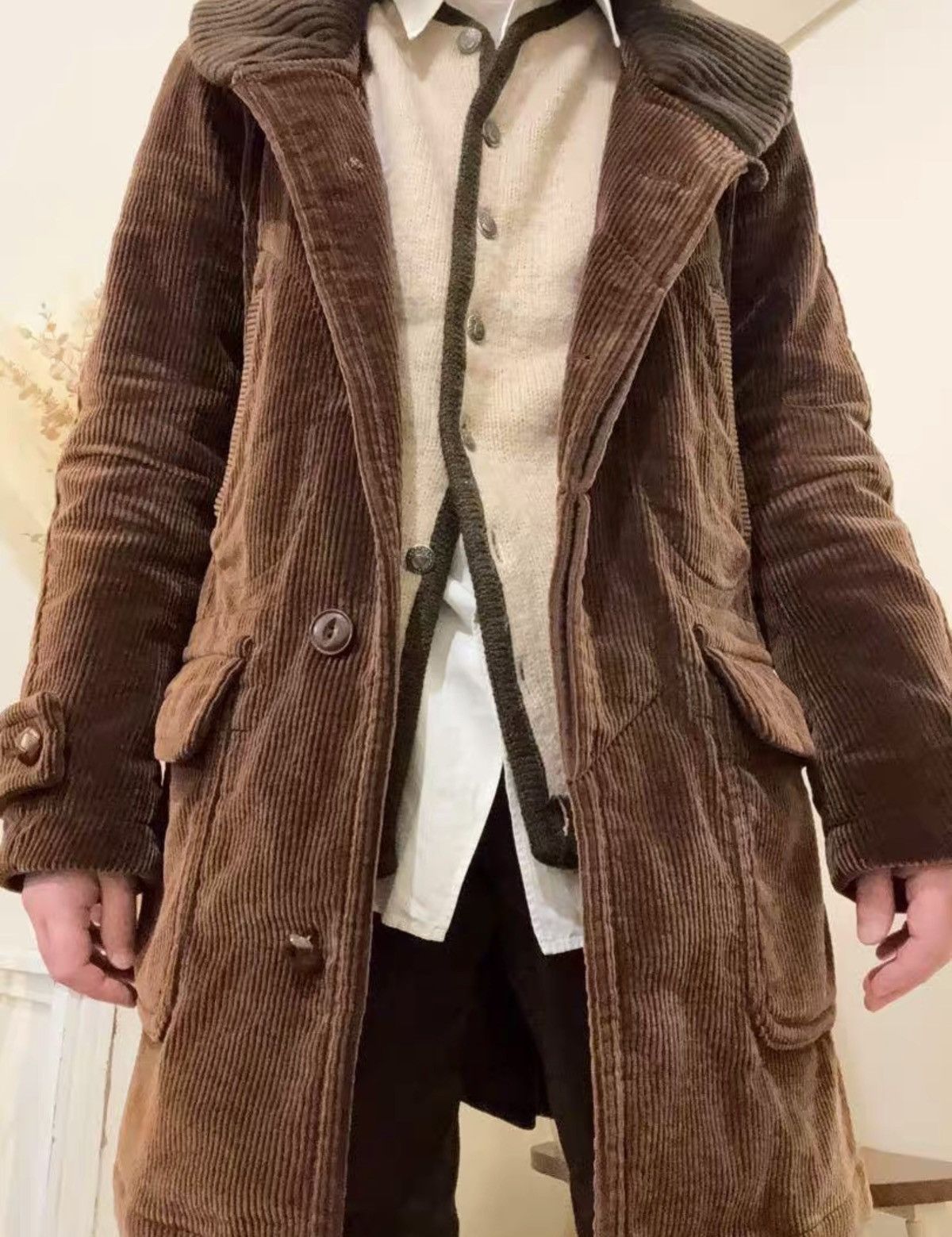 Number (N)ine Number (N)ine Fall/Winter 2008 Corduroy Long Jacket Size US M / EU 48-50 / 2 - 4 Thumbnail