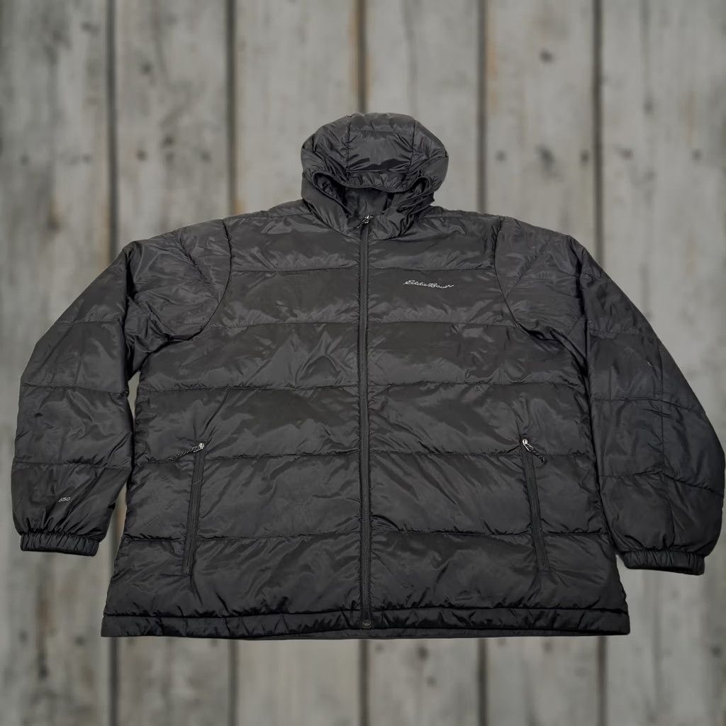 Eddie Bauer Eddie Bauer Jacket Mens 2XL Black EB650 Channel Down Puffer Zip Up Hooded Hike Size US XXL / EU 58 / 5 - 1 Thumbnail