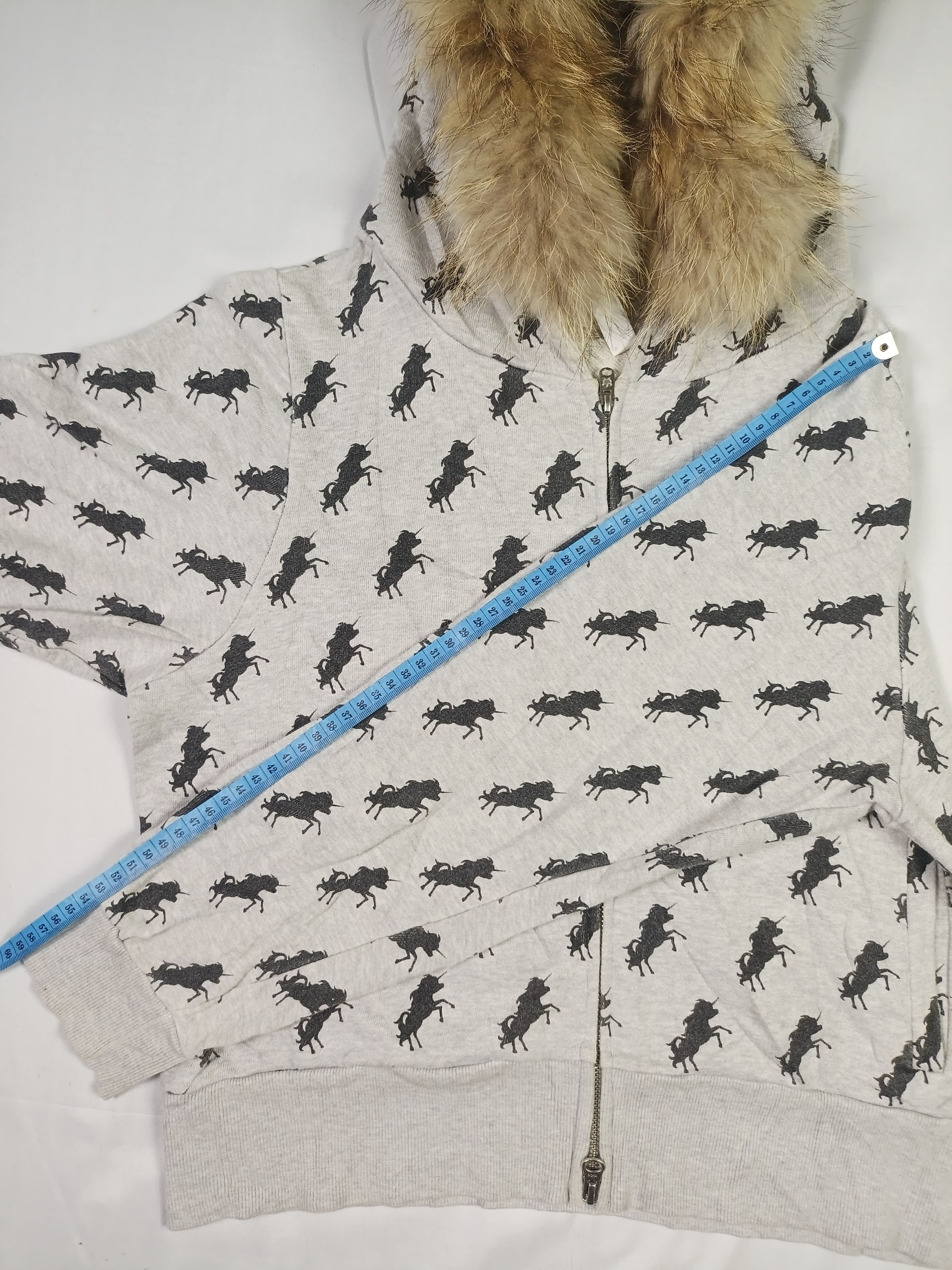 If Six Was Nine × Japanese Brand × Le Grande Bleu (L.G.B.) Rodeo Crowns Fur Zip Hoodie Long Sleeve Size XL / US 12-14 / IT 48-50 - 12 Thumbnail