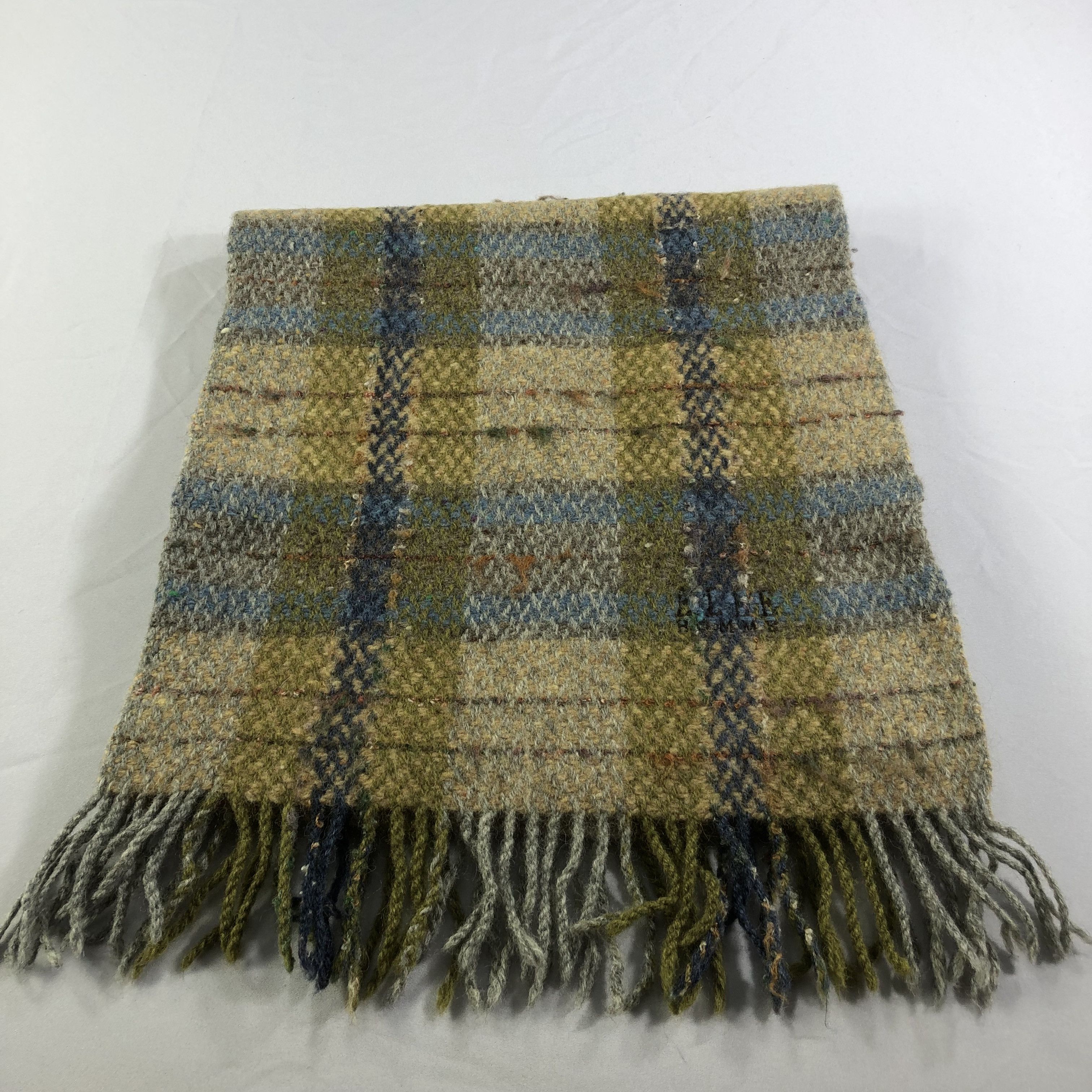 Hypebeast Elle Homme Tartan Wool Scarf Muffler V1406 Size ONE SIZE - 2 Thumbnail