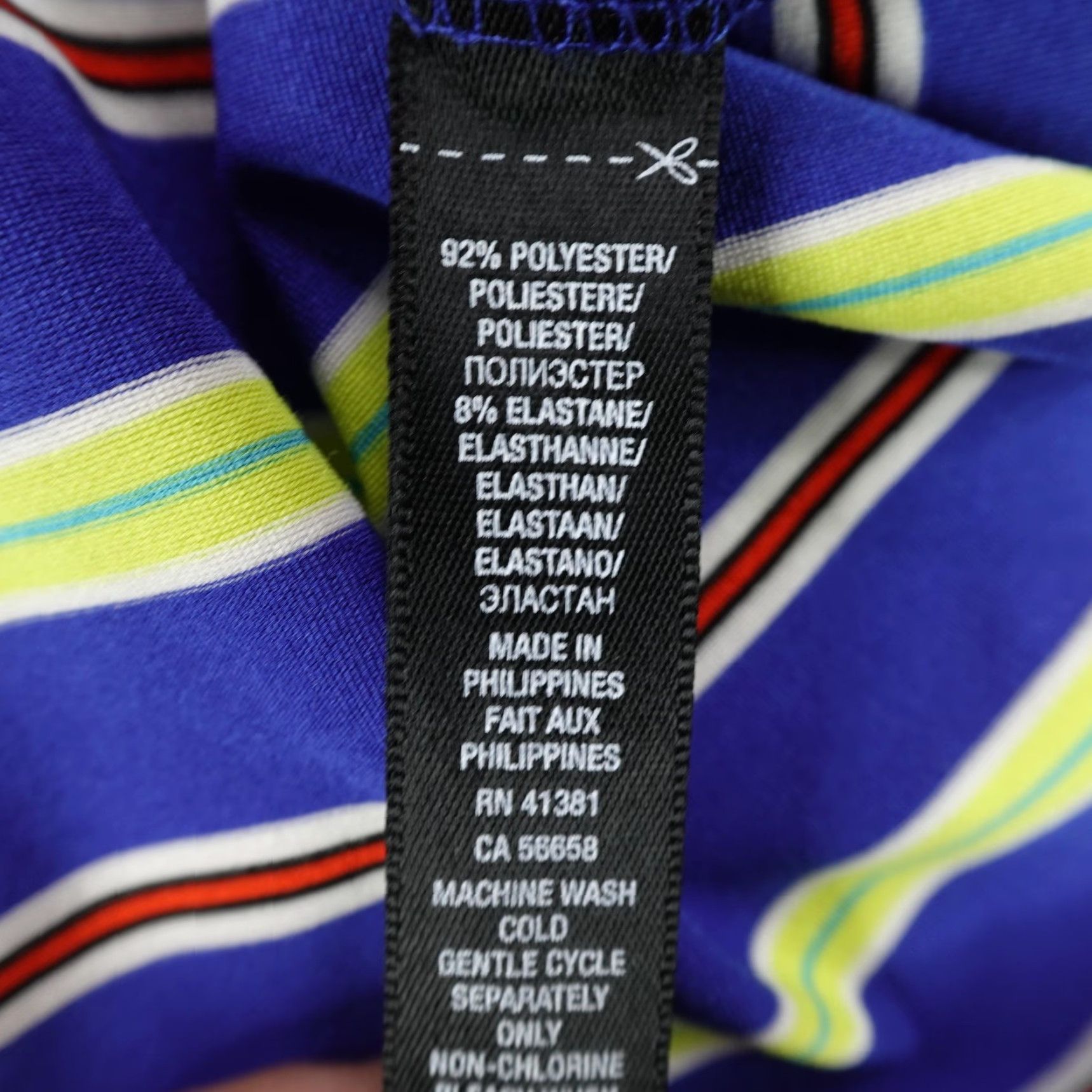 Polo Ralph Lauren RLX Ralph Lauren Polo Shirt Mens XL Blue Striped Golf Performance Toscana Logo Size US XL / EU 56 / 4 - 6 Thumbnail