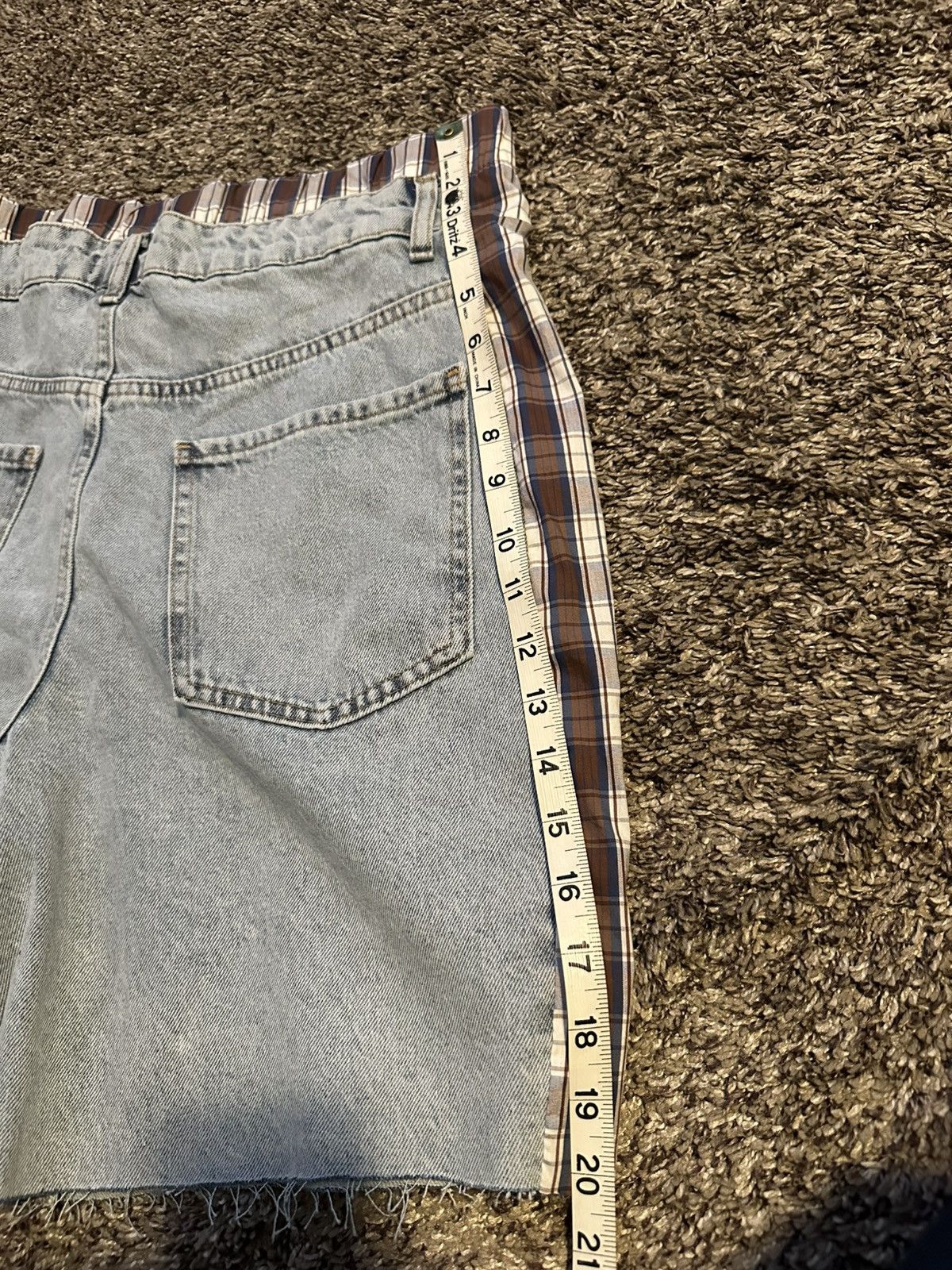 Other BoohooMAN Double Boxer Waist Blue Shorts Size 34 Size US 34 / EU 50 - 6 Thumbnail