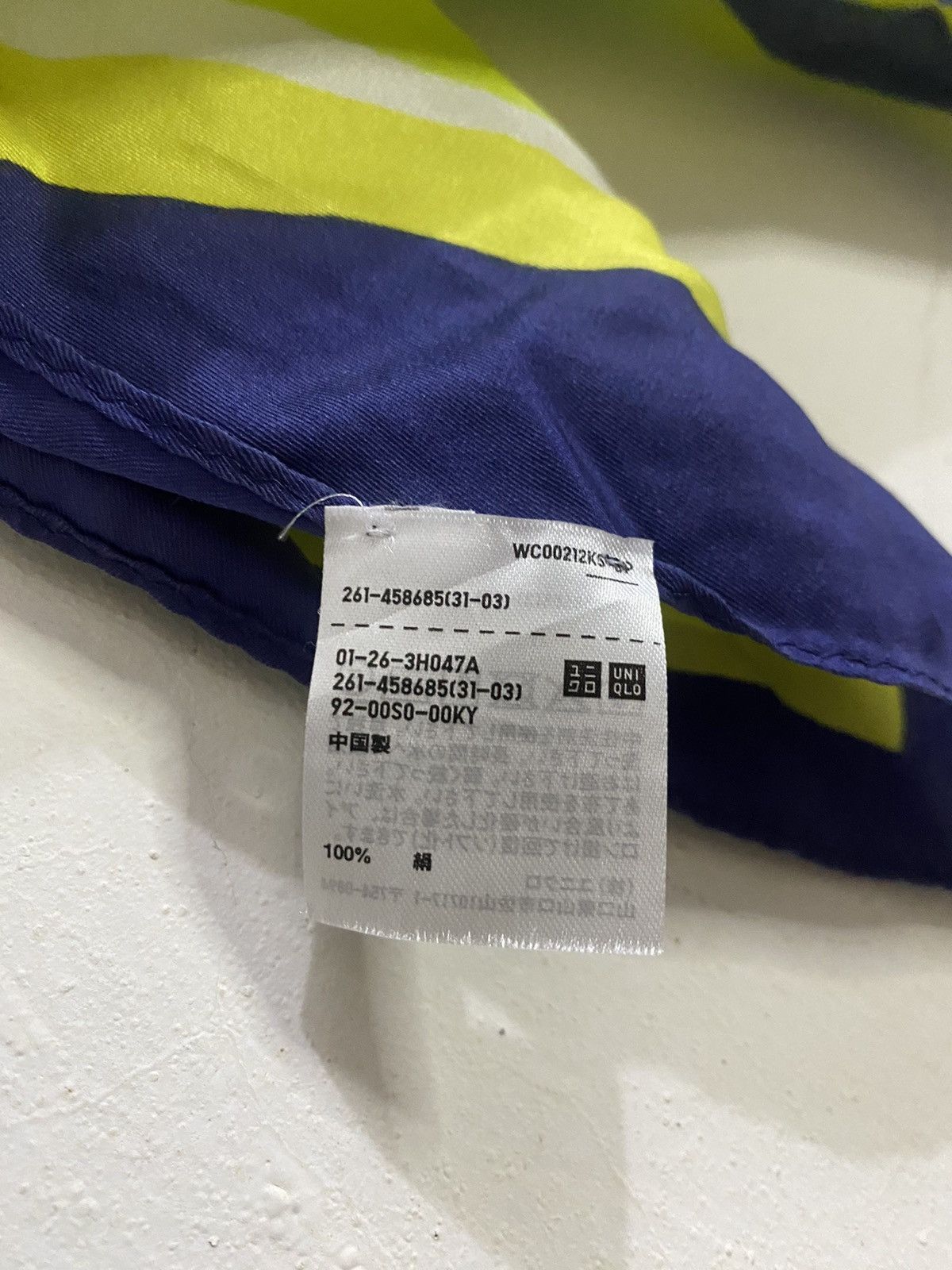 Marni × Uniqlo 🔥Rare🔥Uniqlo Marni Silk Furoshiki Womens Scarf 53 Green Size ONE SIZE - 5 Thumbnail