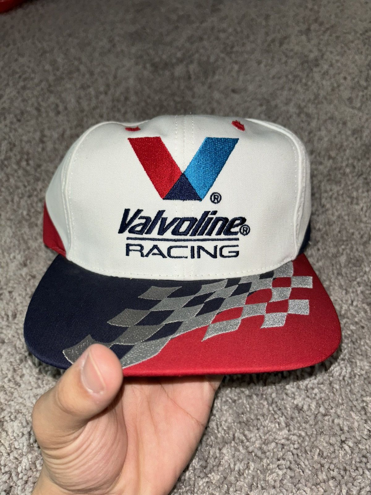 Vintage Vintage Valvoline Racing Hat Size ONE SIZE - 1 Thumbnail