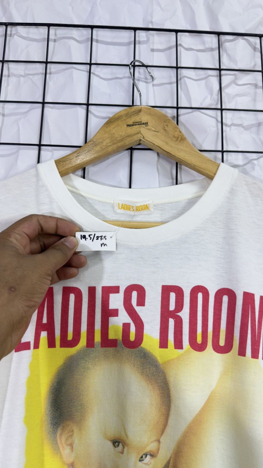 Vintage Vintage 90's ladies room made in sex tee shirt Size M / US 6-8 / IT 42-44 - 6 Thumbnail