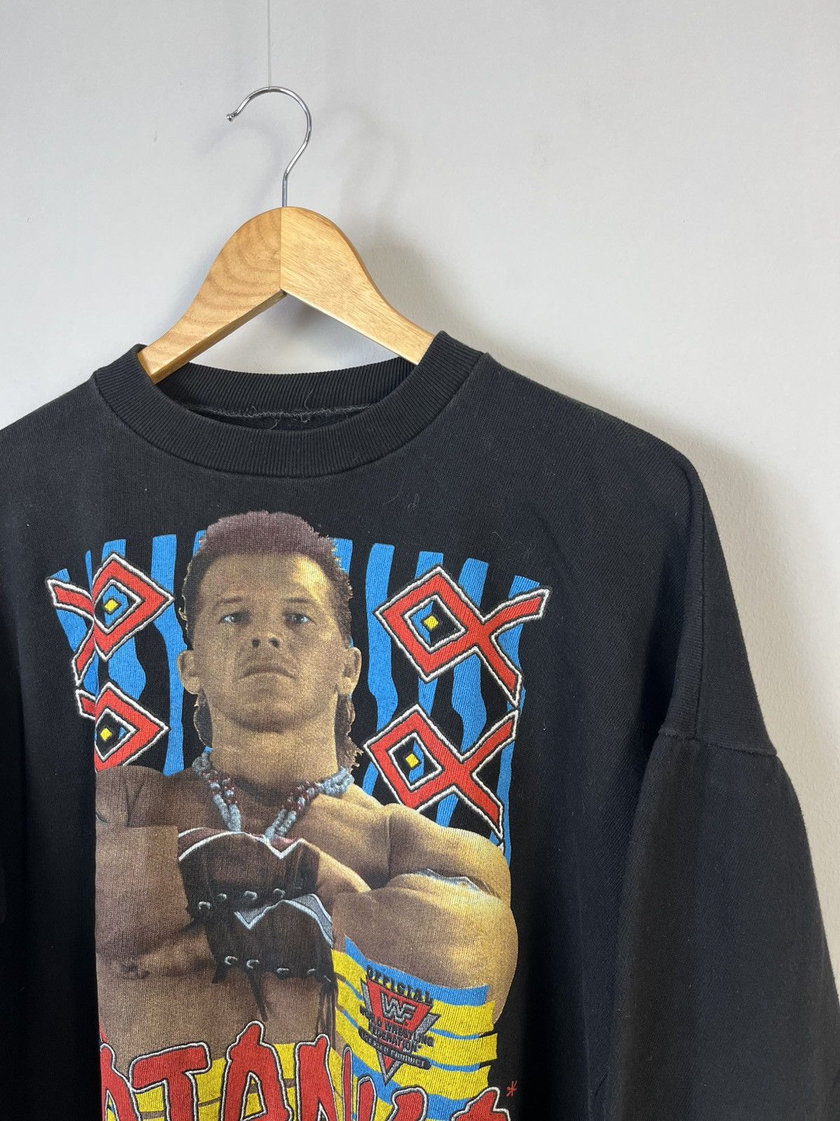 Vintage × WWE × WWF Tatanka Vintage 92's WWF Unisex Sweatshirt Size US S / EU 44-46 / 1 - 3 Thumbnail