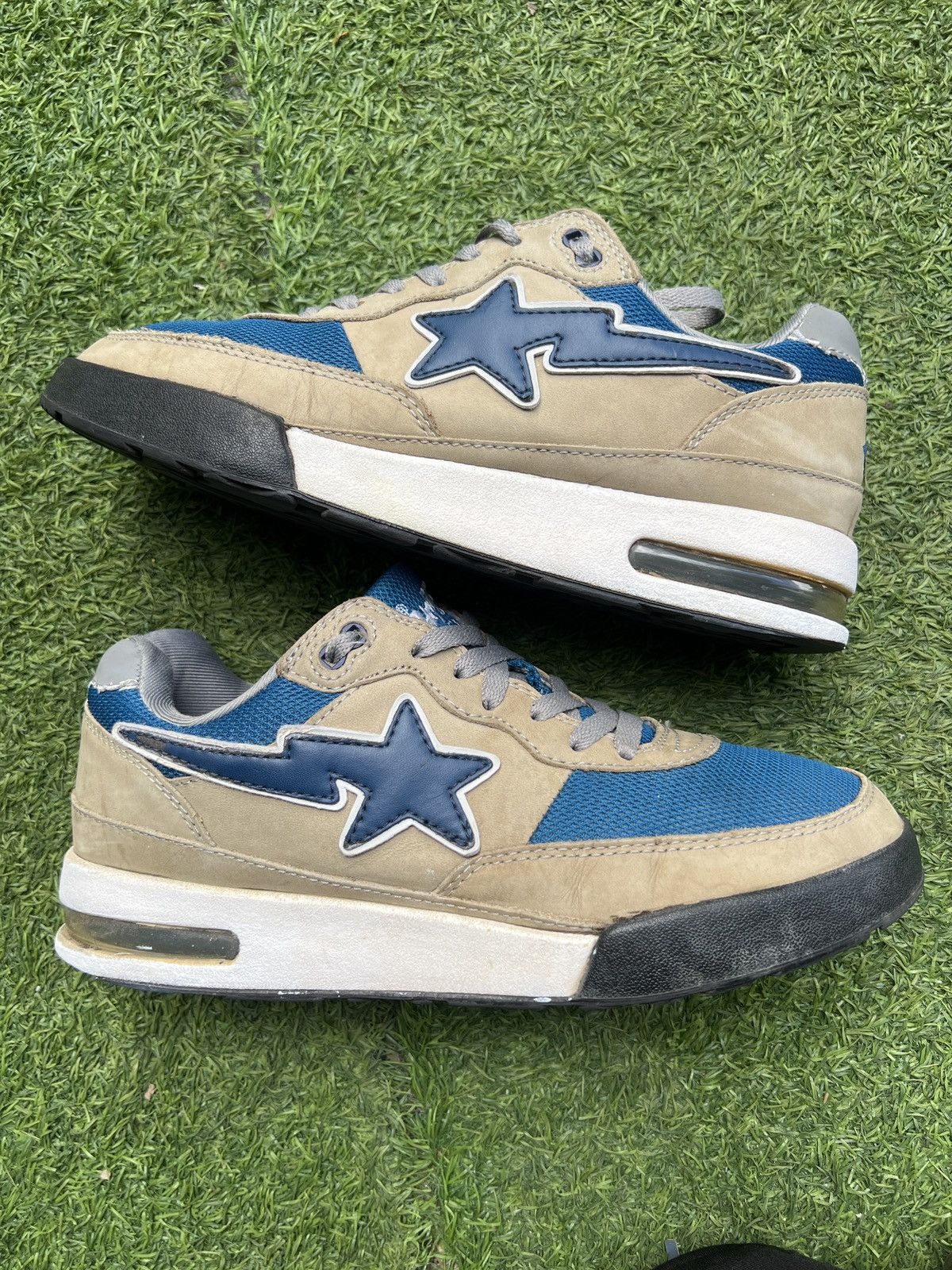 Bape Bape Roadsta Blue Grey Size US 9 / EU 42 - 2 Thumbnail