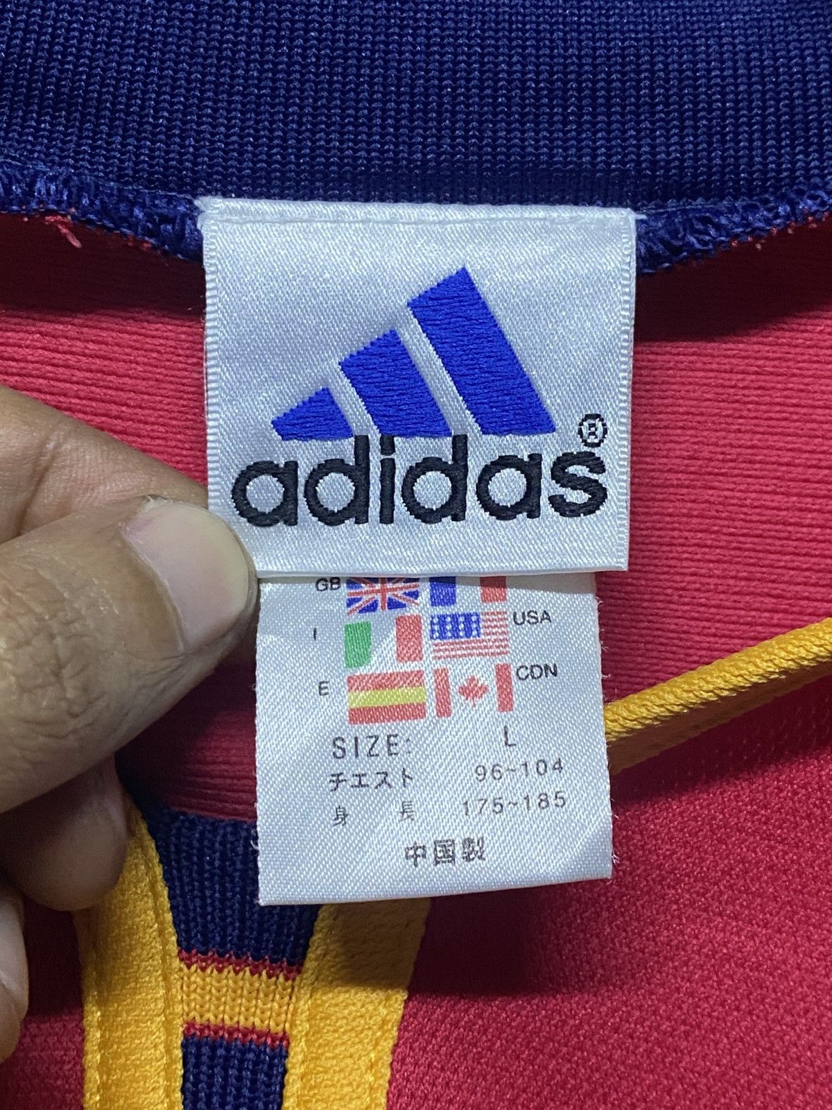Adidas Vintage 2000 Bad Boys FC Template Spain Jersey Size US L / EU 52-54 / 3 - 7 Thumbnail