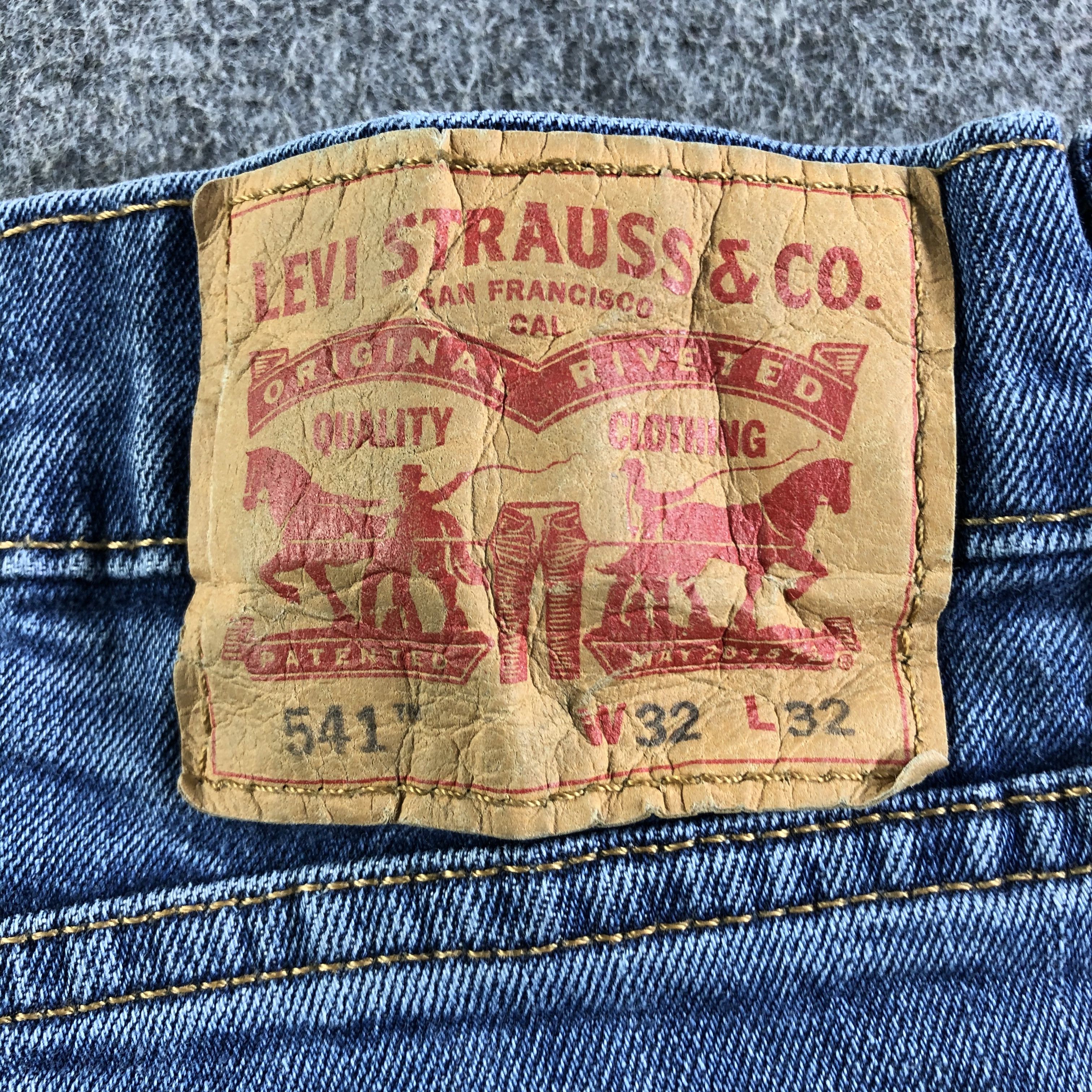Levi's Vintage Blue Wash Levis 541 Jeans-J4340 Size US 32 / EU 48 - 5 Thumbnail