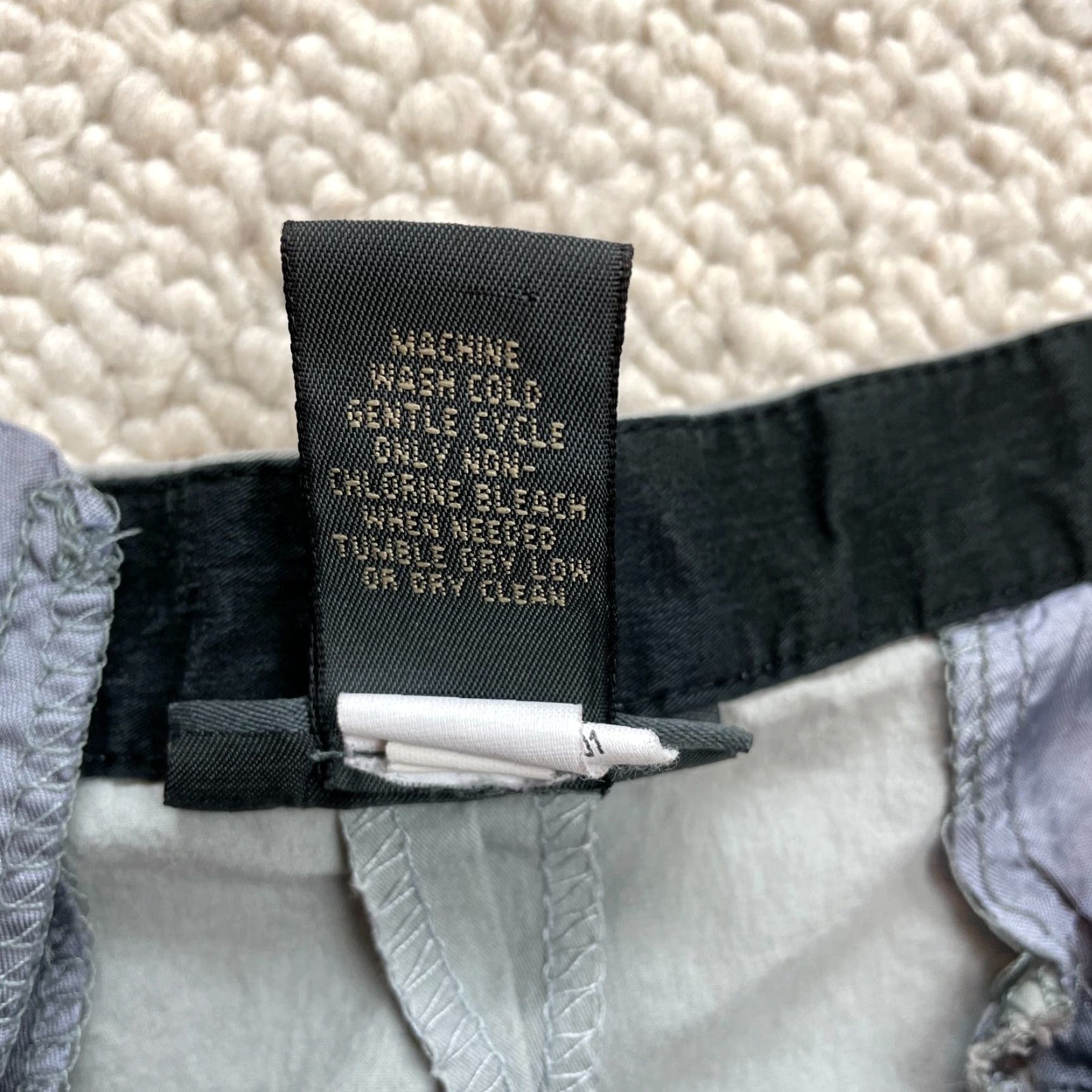 Banana Republic Banana Republic Skirt Womens 14 Gray Cotton Nylon Stretch Short Casual Solid Size 36" / US 14 / IT 50 - 6 Thumbnail