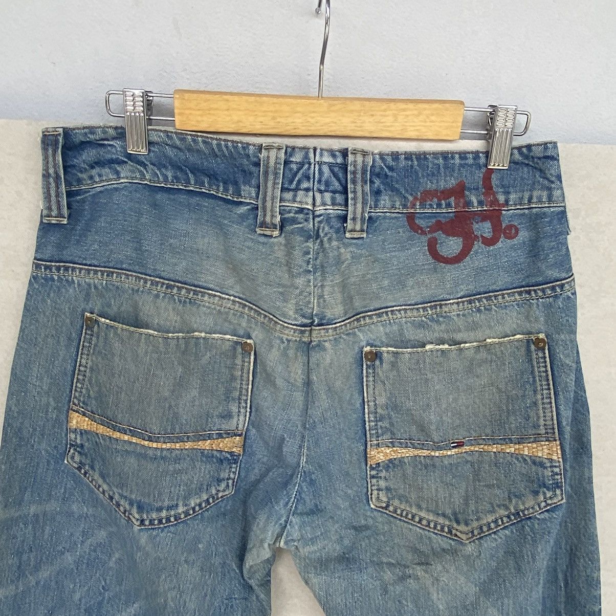Other vintage Ritch Blue Denim Jeans With A Faded Look W32 L37 Size US 32 / EU 48 - 11 Thumbnail