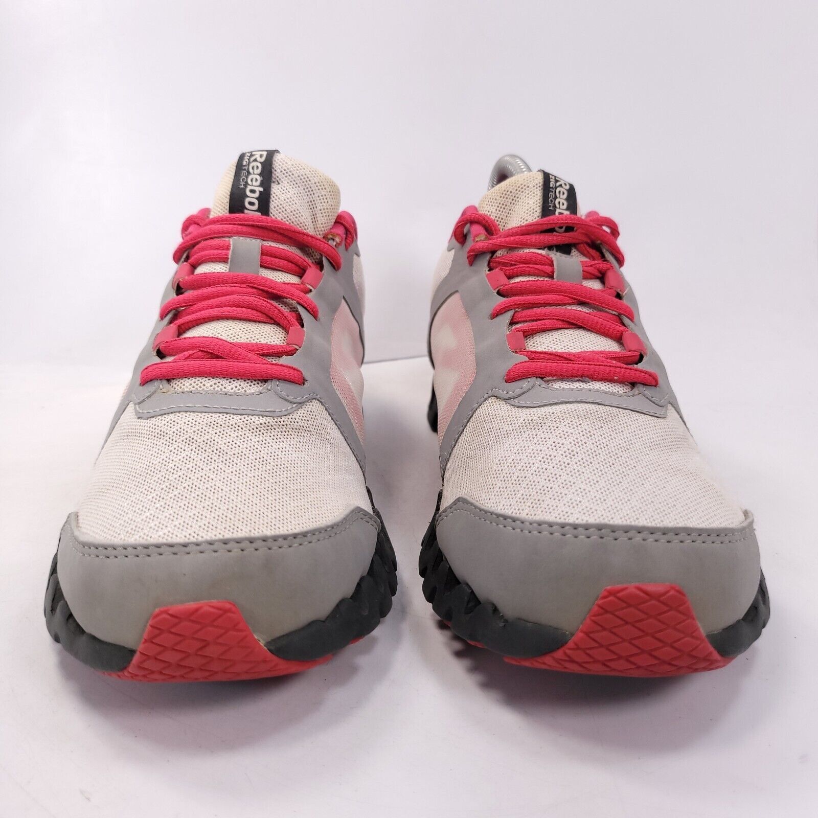 Reebok Reebok Zigquick Fire Shoe Womens Size 8.5 V61014 White Pink Size US 8.5 / IT 38.5 - 2 Thumbnail