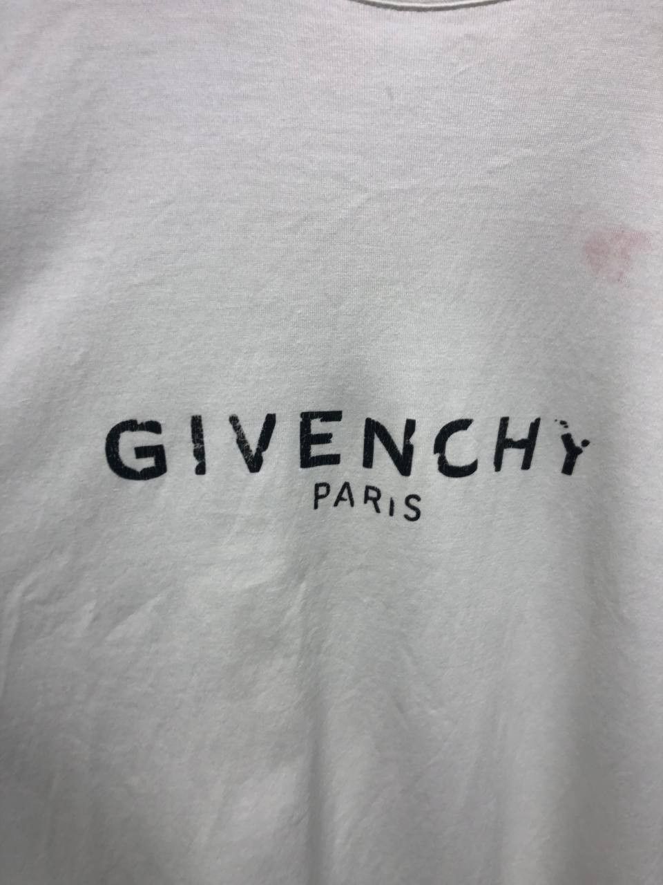 Givenchy Givenchy crack logo tee Size US M / EU 48-50 / 2 - 2 Thumbnail