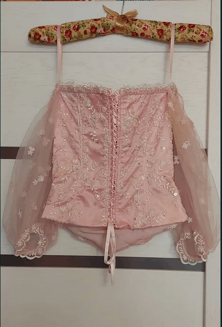 Other Vintage pink pron dress sz XS dress Size XS / US 0-2 / IT 36-38 - 3 Thumbnail