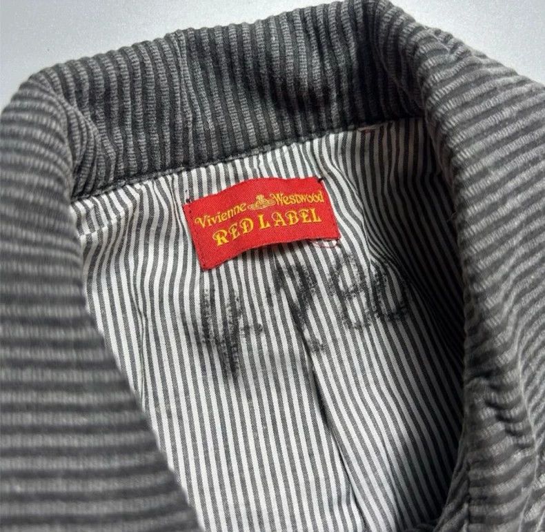 Vivienne Westwood Vivienne Westwood Striped orb button red label coat Size S / US 4 / IT 40 - 2 Thumbnail