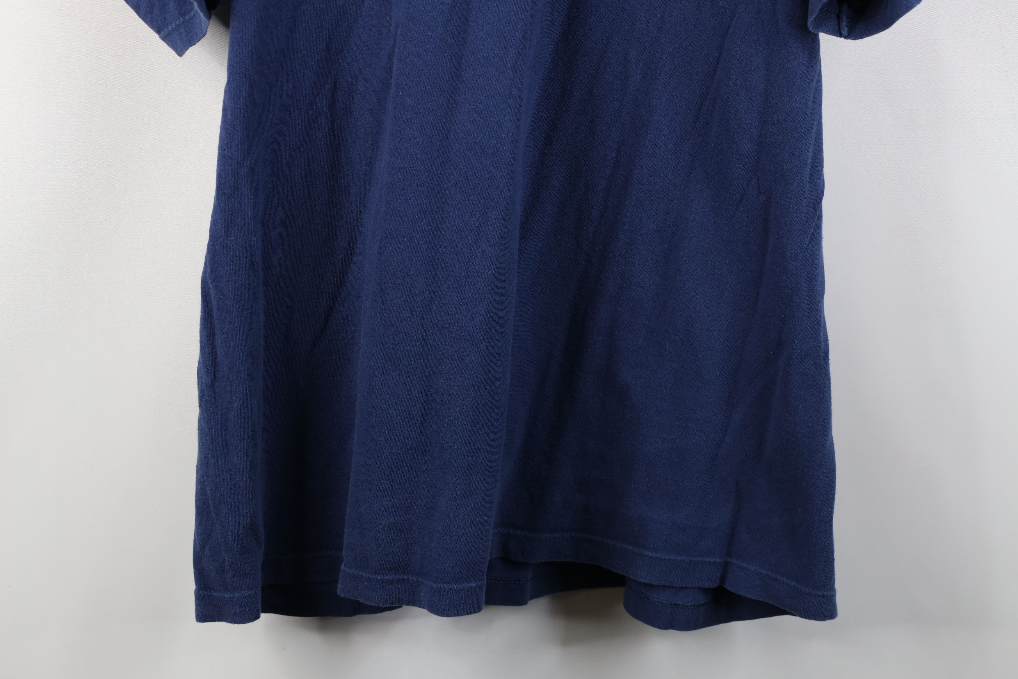 Nike Vintage 90s Nike Scott Center Big Swoosh T-Shirt Blue USA Size US L / EU 52-54 / 3 - 14 Thumbnail