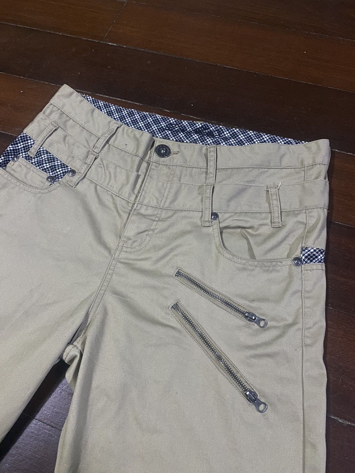 Designer × Japanese Brand Fire 🔥🔥 japanes brand pants short zipper double waist design Size US 36 / EU 52 - 5 Thumbnail