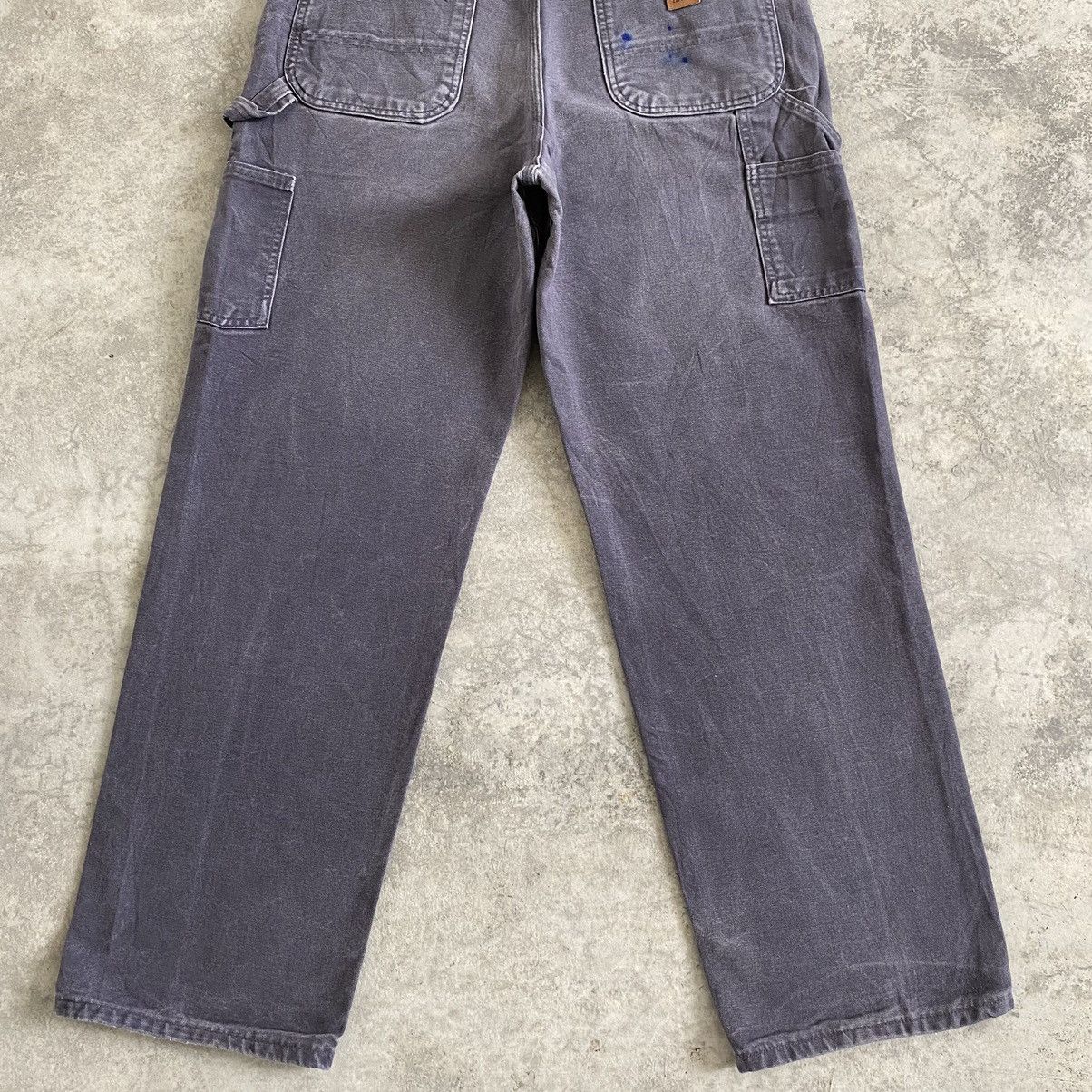 Carhartt Vintage Carhartt Faded Petrol Blue Carpenter Workwear Pants Size US 34 / EU 50 - 12 Thumbnail