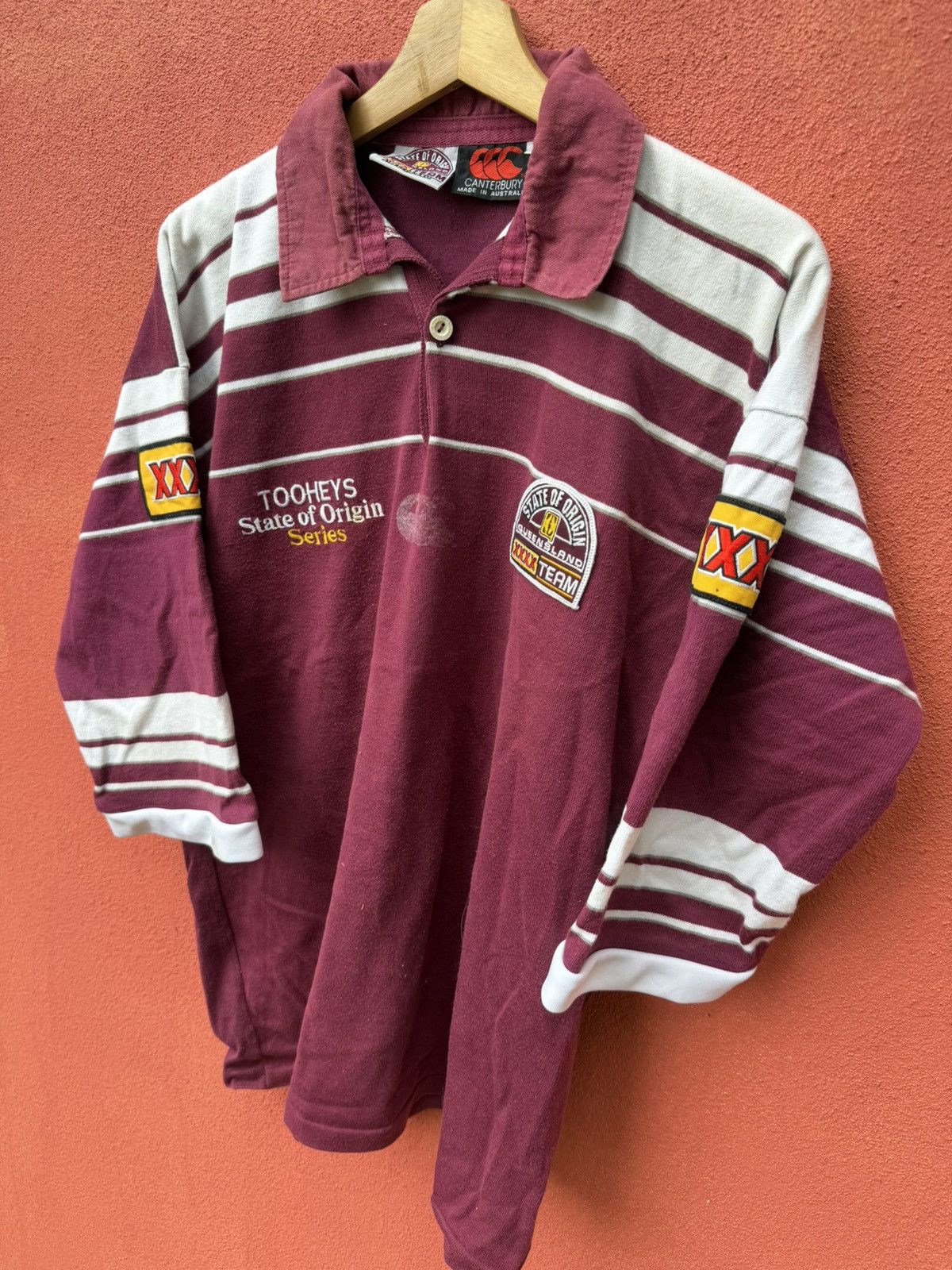 Canterbury of New Zealand State of Origin Queensland Size US L / EU 52-54 / 3 - 2 Thumbnail