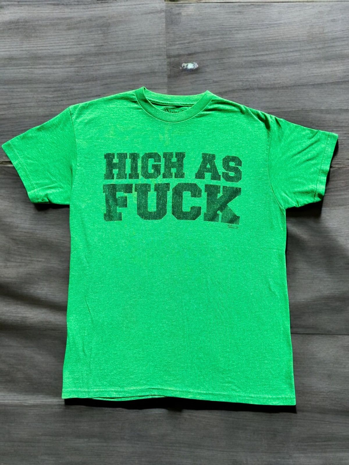 Rap Tees × Vintage Spencer’s Vintage Weed High 420 Stoner Humor Funny Rap Shirt Size US M / EU 48-50 / 2 - 4 Thumbnail