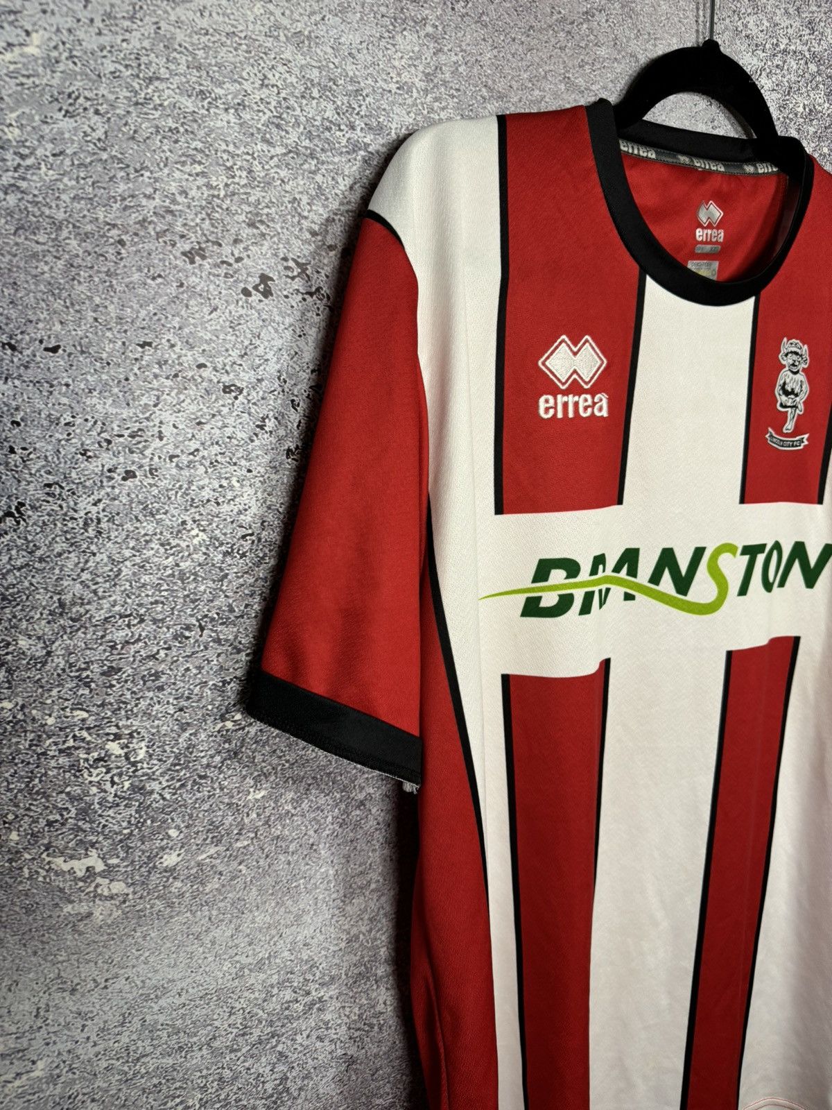 Errea × Vintage Vintage Lincoln City 2022/23 Errea Soccer Jersey Blokcore Size US XXL / EU 58 / 5 - 5 Thumbnail