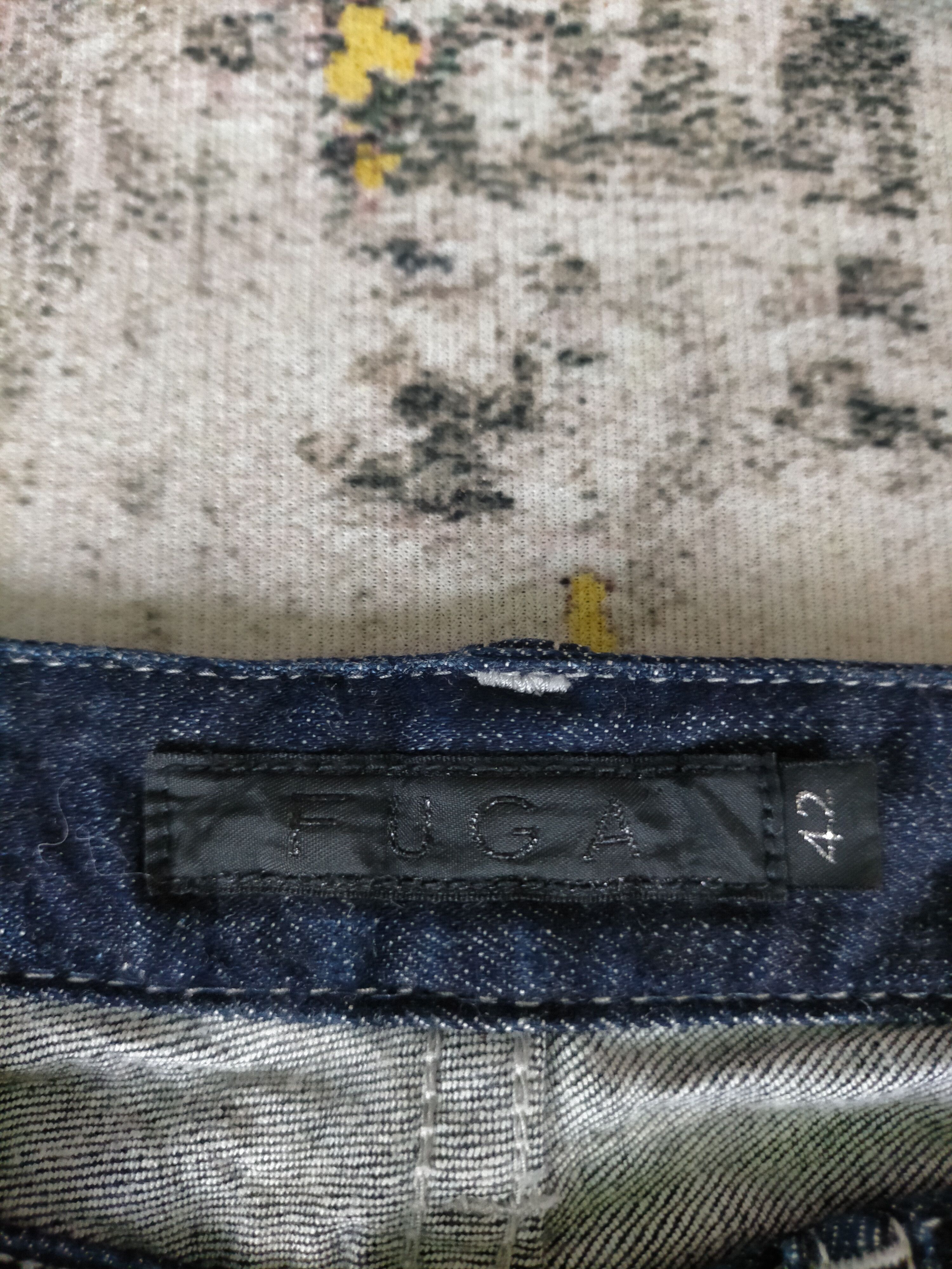 14th Addiction Rare Fuga Distressed Clawmark Washed Skinny Jeans Size US 30 / EU 46 - 8 Thumbnail