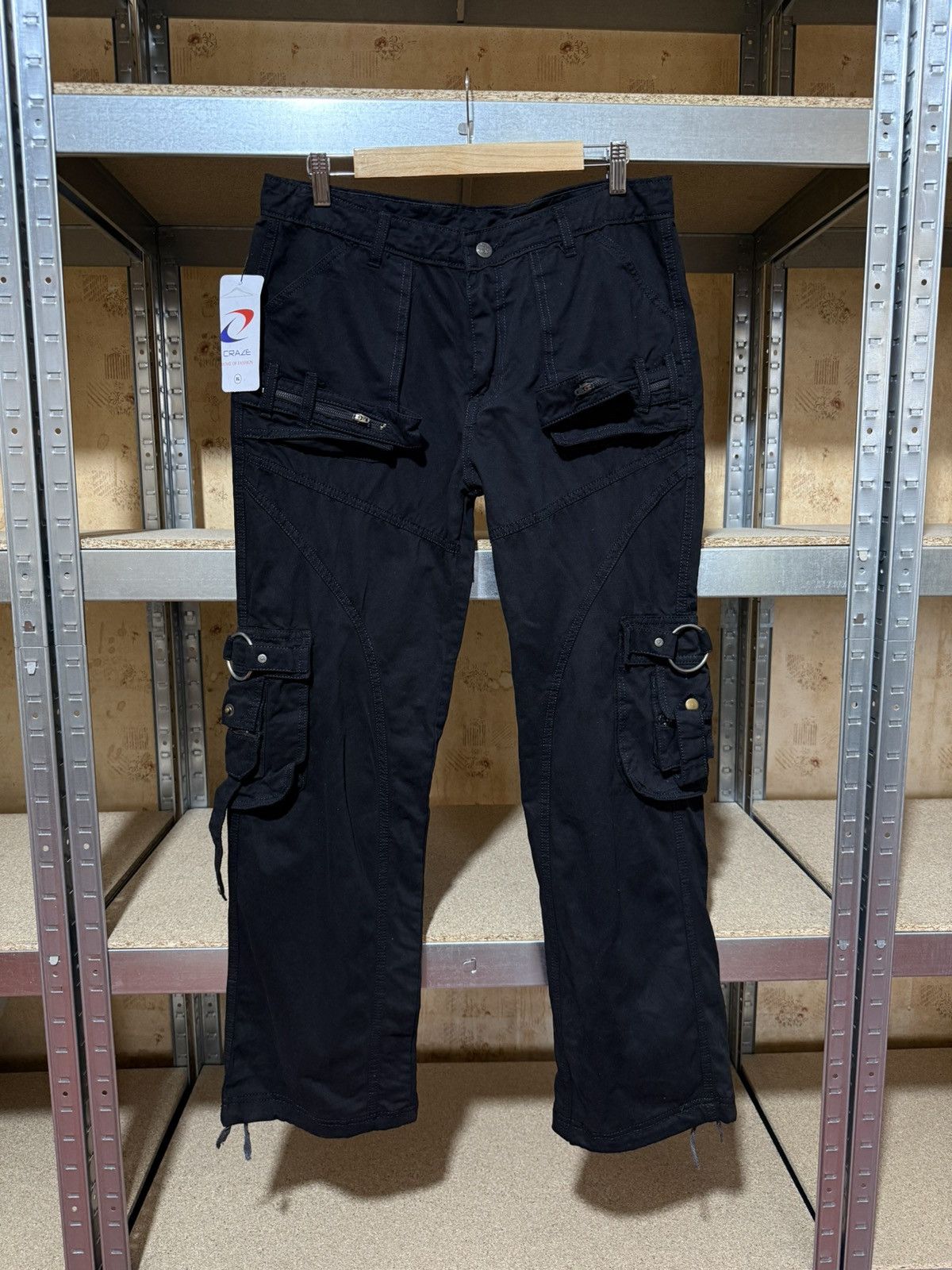 Vintage 90's Crazy Multipocket Cargo Craze Pants Y2K Hype