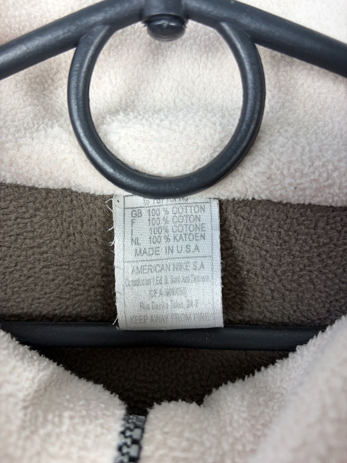 Nike Vintage rare wool sherpa sweater Nike big logo swoosh Size US L / EU 52-54 / 3 - 10 Thumbnail