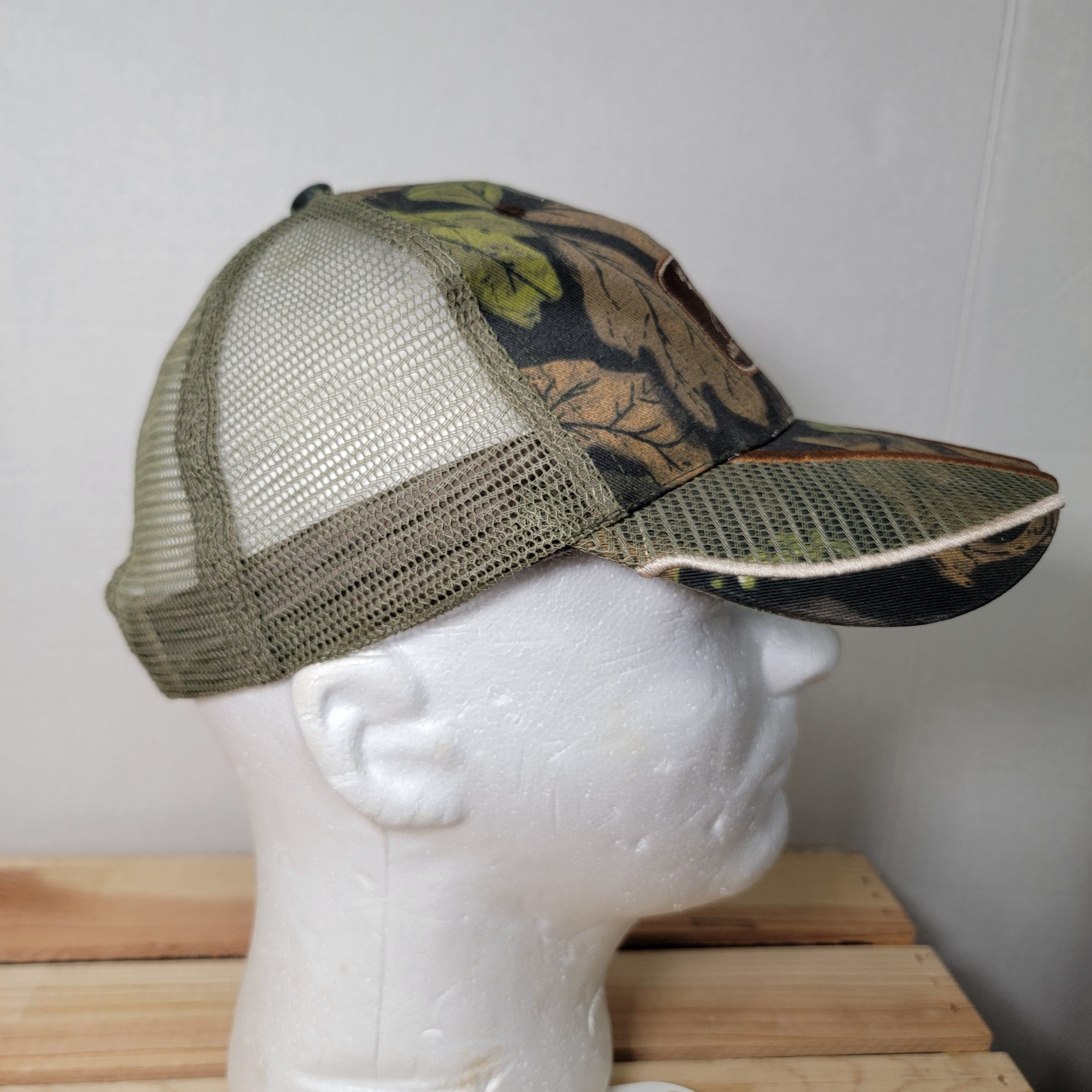John Deere John Deere Green Camo Adjustable Trucker Hat - OSFA Size ONE SIZE - 3 Thumbnail