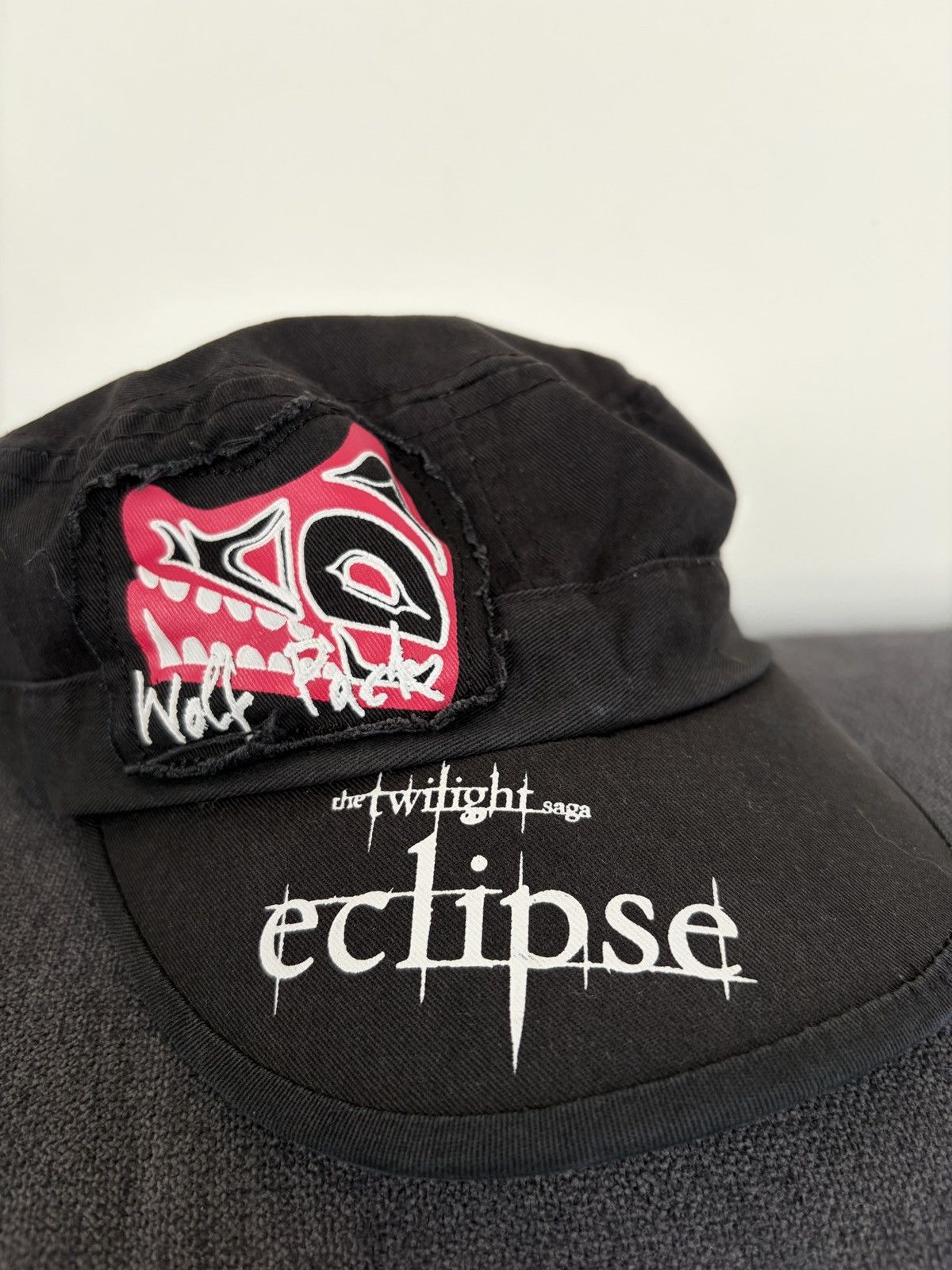 Vintage TWILIGHT Eclipse Movie Promo Black Cap Hat Size ONE SIZE - 2 Thumbnail