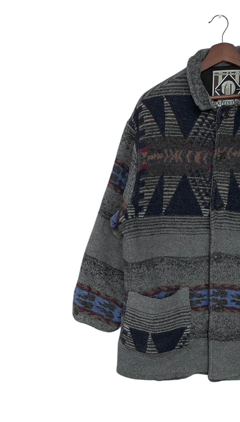 Vintage Vintage Brand Cie Expedition Wool Navajo Jacket 1990s Size US M / EU 48-50 / 2 - 3 Thumbnail