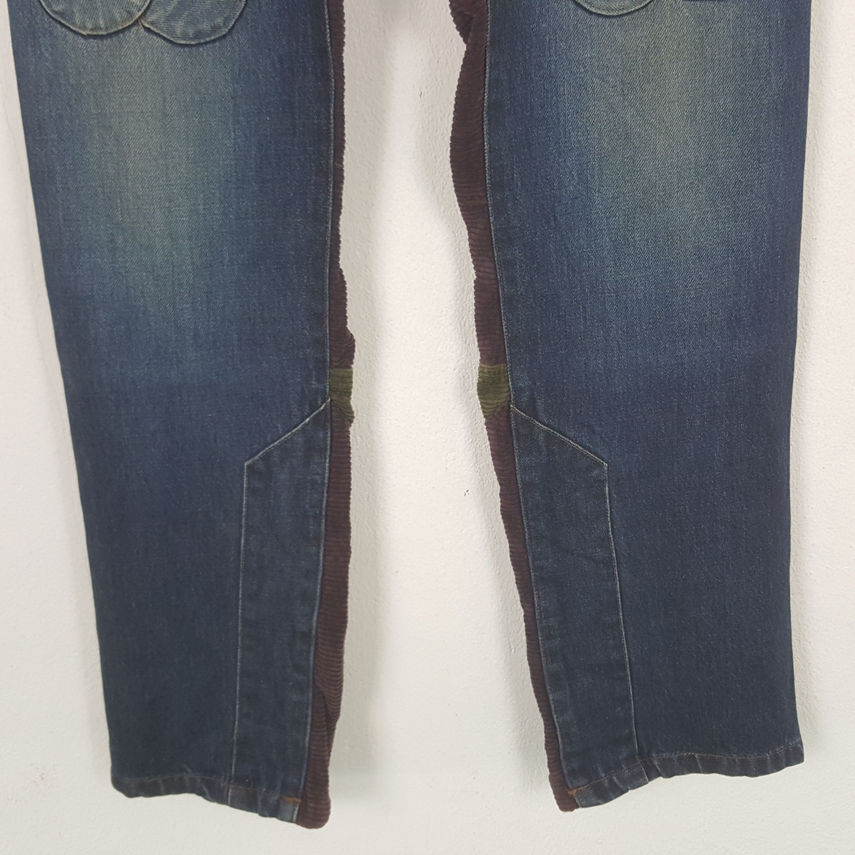 Japanese Brand Vintage Japanese Brand Patchwork Denim Jeans Size US 32 / EU 48 - 3 Thumbnail