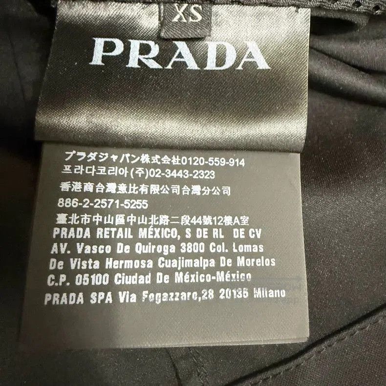 Prada Prada Black Logo Zip Jacket XS. Size US XS / EU 42 / 0 - 4 Thumbnail