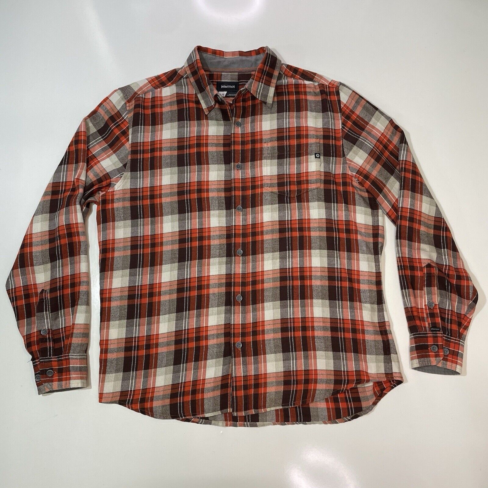 Marmot Marmot Men’s Lightweight Flannel Shirt Button Sunset Plaid L Size US L / EU 52-54 / 3 - 1 Thumbnail