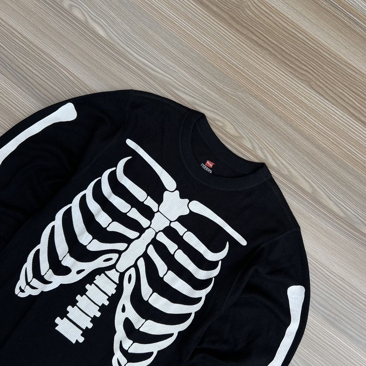 Hanes × Supreme Supreme x Hanes Skeleton Bones Thermal L/S Tshirt. Size US M / EU 48-50 / 2 - 3 Thumbnail
