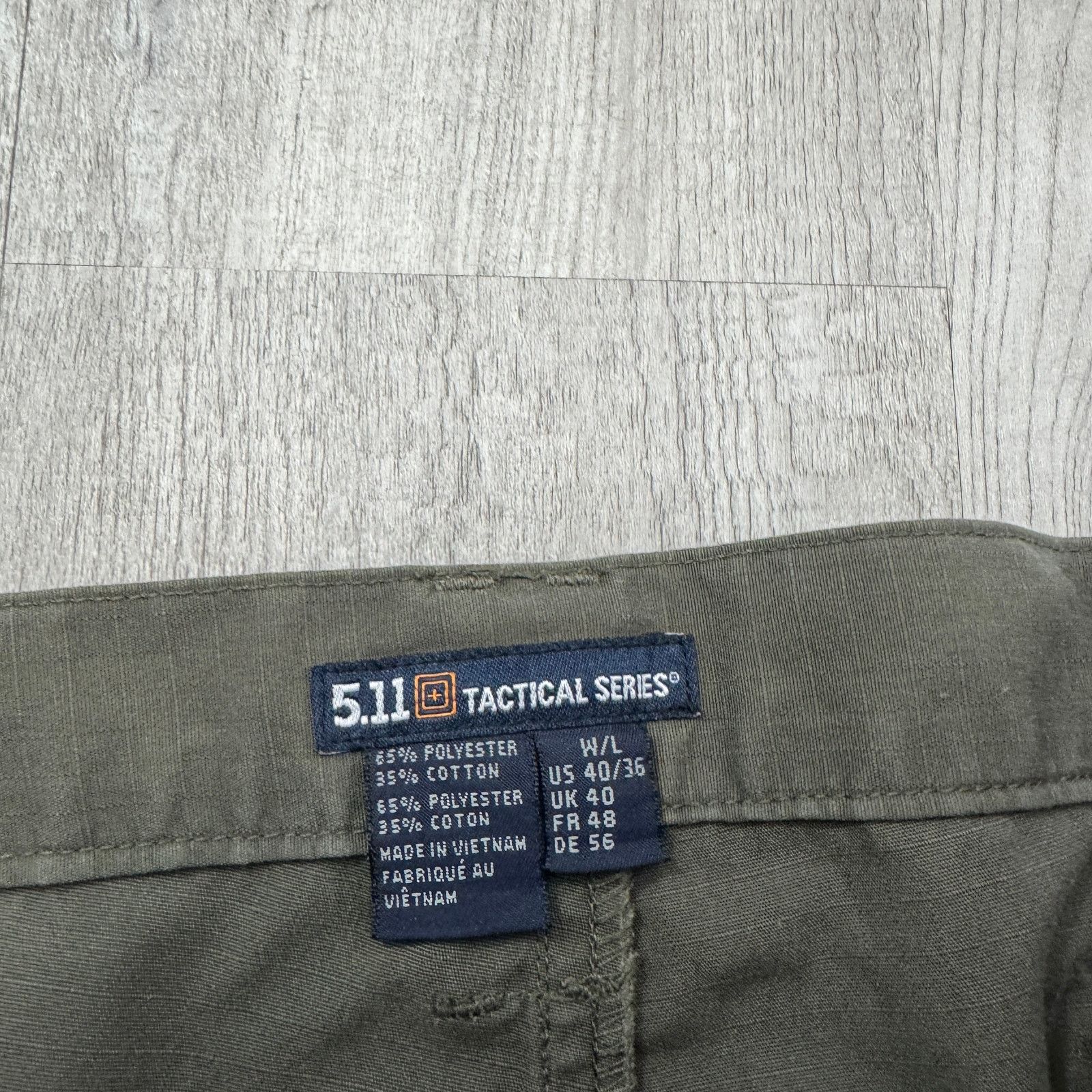5.11 5.11 Tactical Taclite Pro Pants Men's 40 x 36 Green Ripstop Size US 40 / EU 56 - 3 Thumbnail