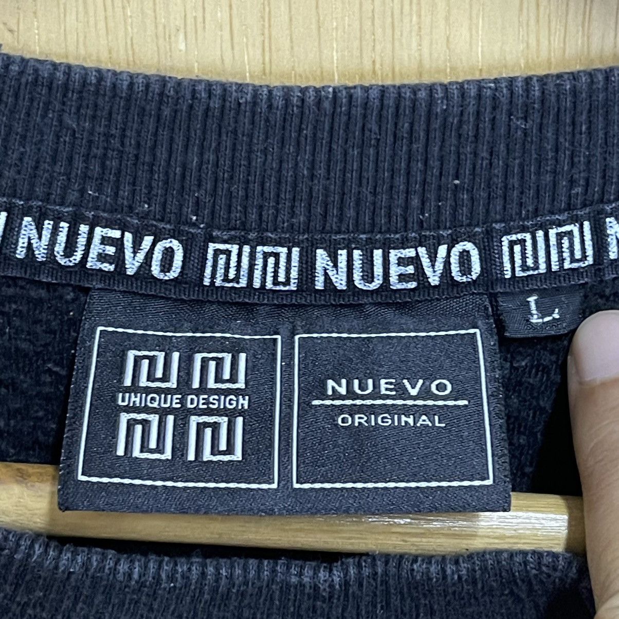 Hypebeast × Japanese Brand Nuevo x Hikaru Big Logo Crewneck Sweatshirt Size US M / EU 48-50 / 2 - 9 Thumbnail