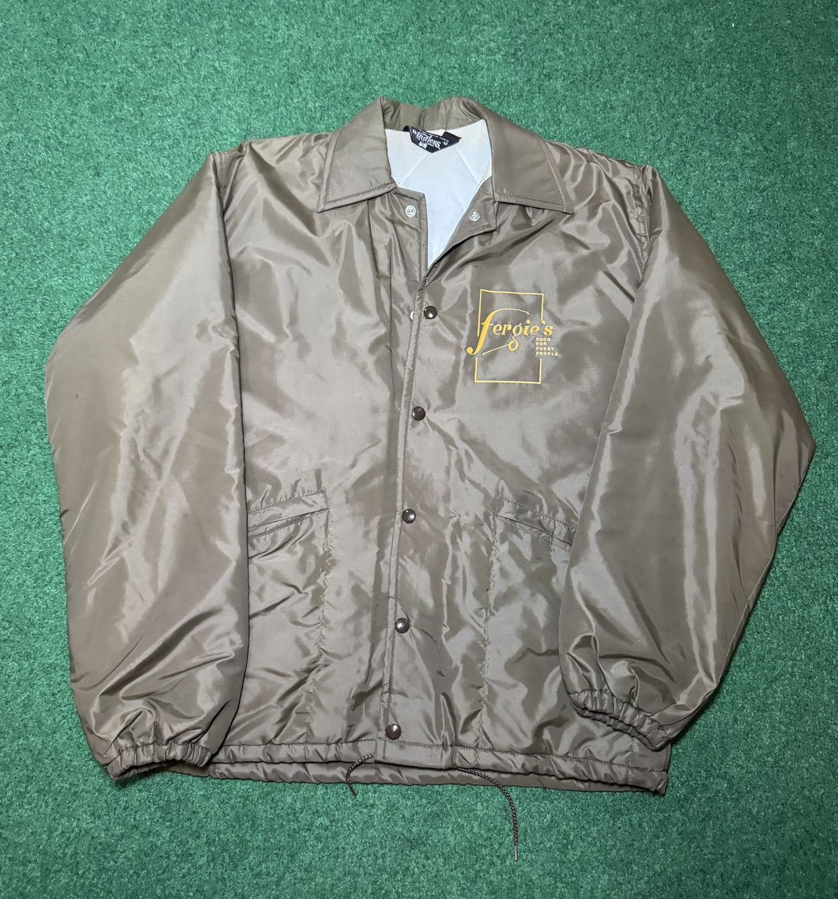 Vintage Vintage 90s Fergie’s Food For Fussy People Large Jacket Size US L / EU 52-54 / 3 - 1 Thumbnail