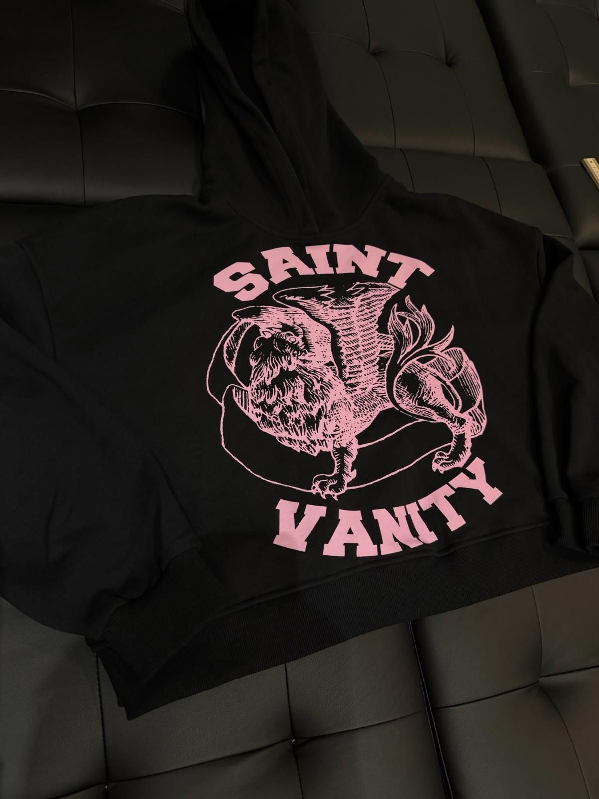Saint Vanity Size S - Saint Vanity Pullover Hoodie Pink Black 2025 NEW Size US S / EU 44-46 / 1 - 3 Thumbnail